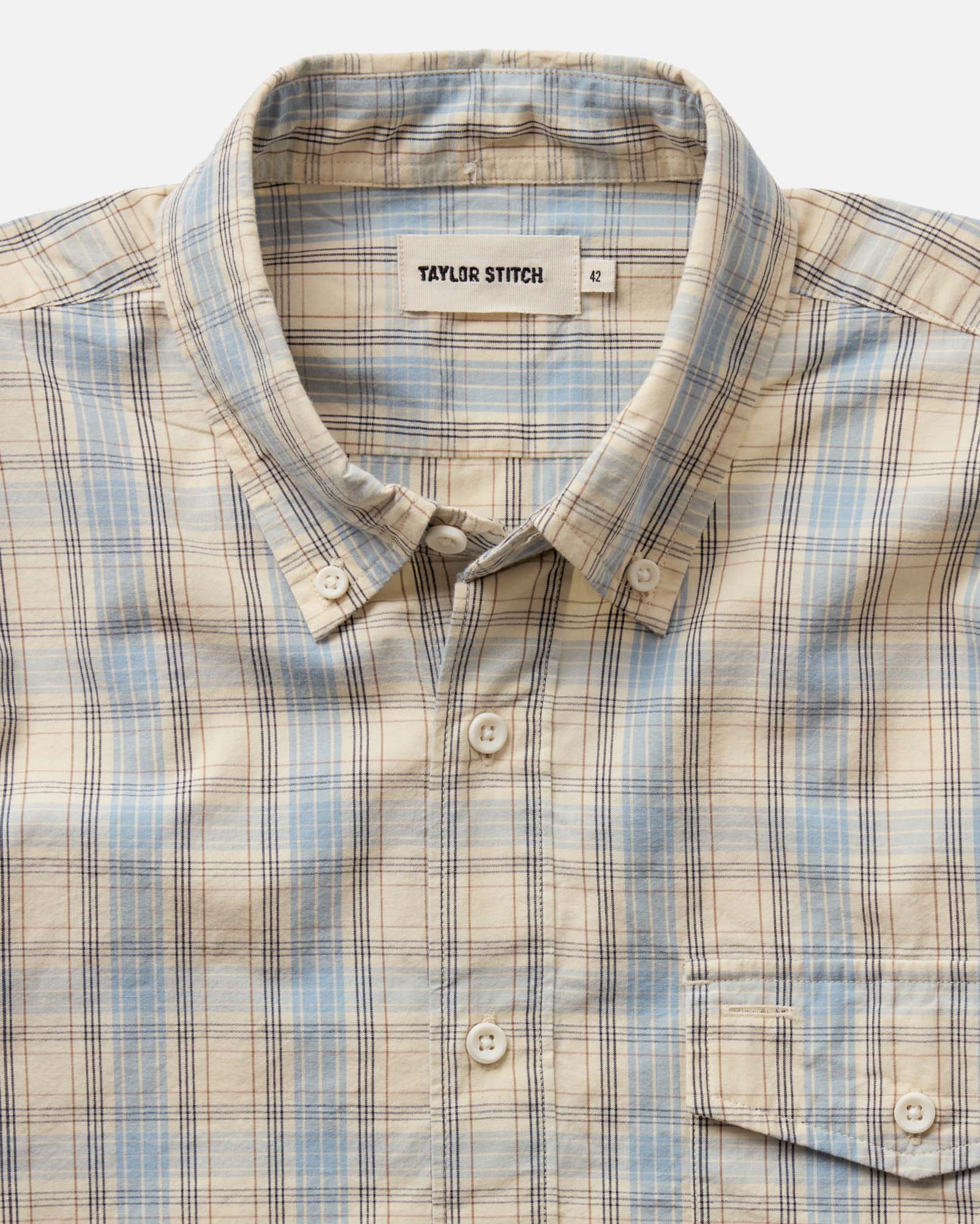 The Logan Popover in Blue Sky Plaid - Image 5