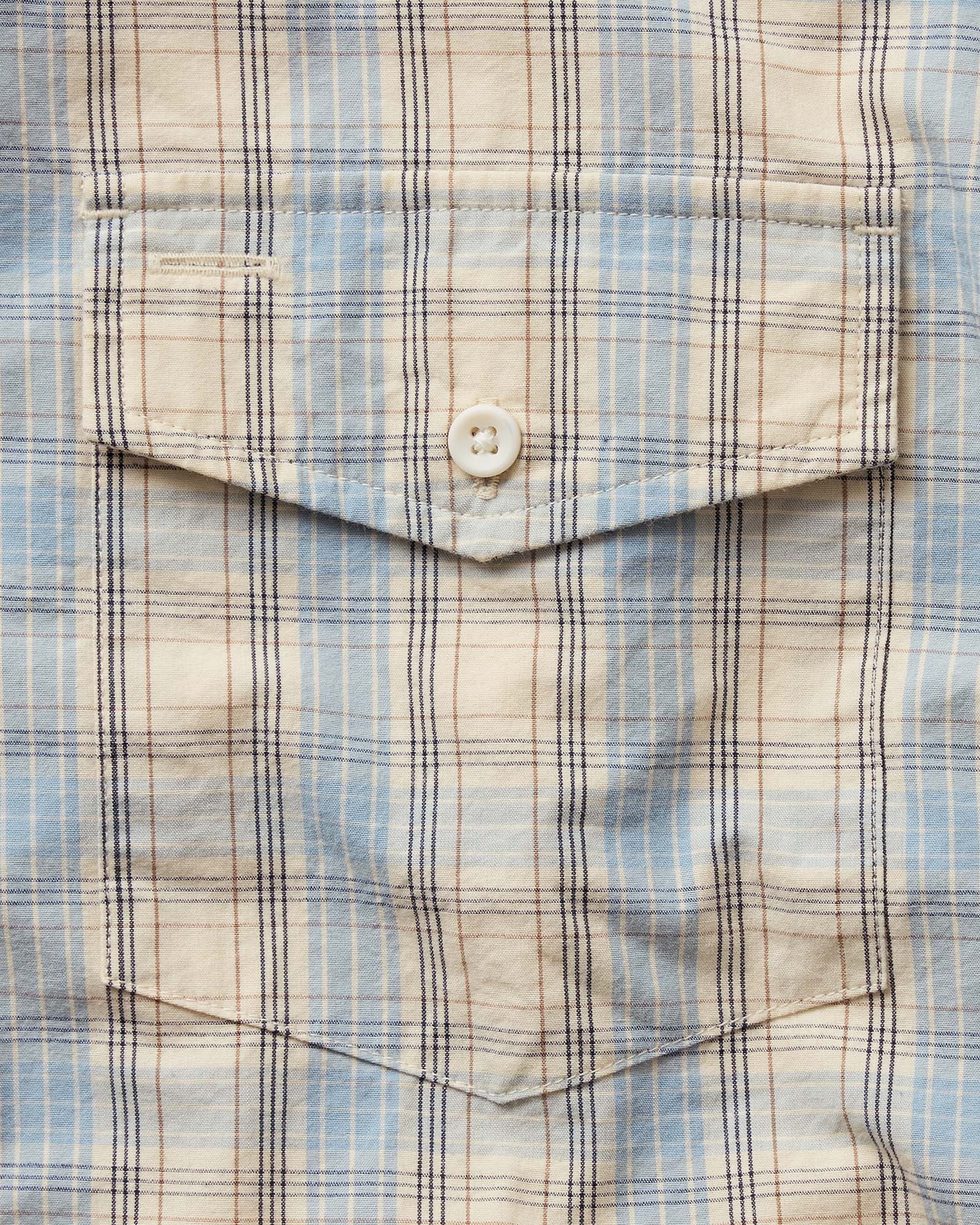 The Logan Popover in Blue Sky Plaid - Image 8
