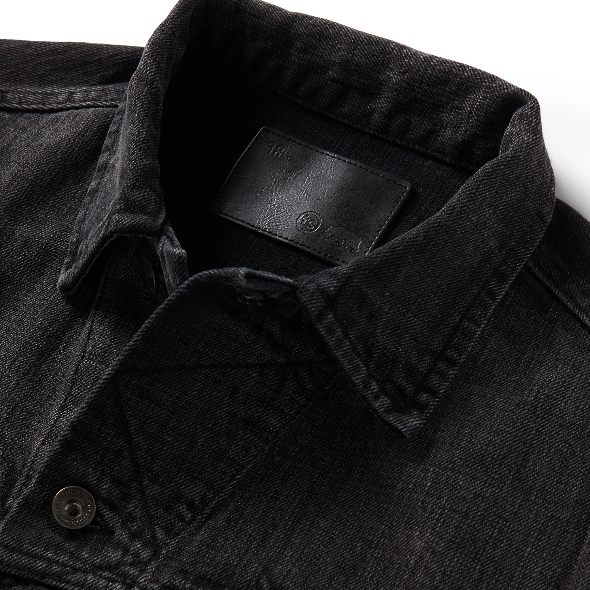 The Long Haul Jacket in Black 3-Month Wash Selvage - Image 5