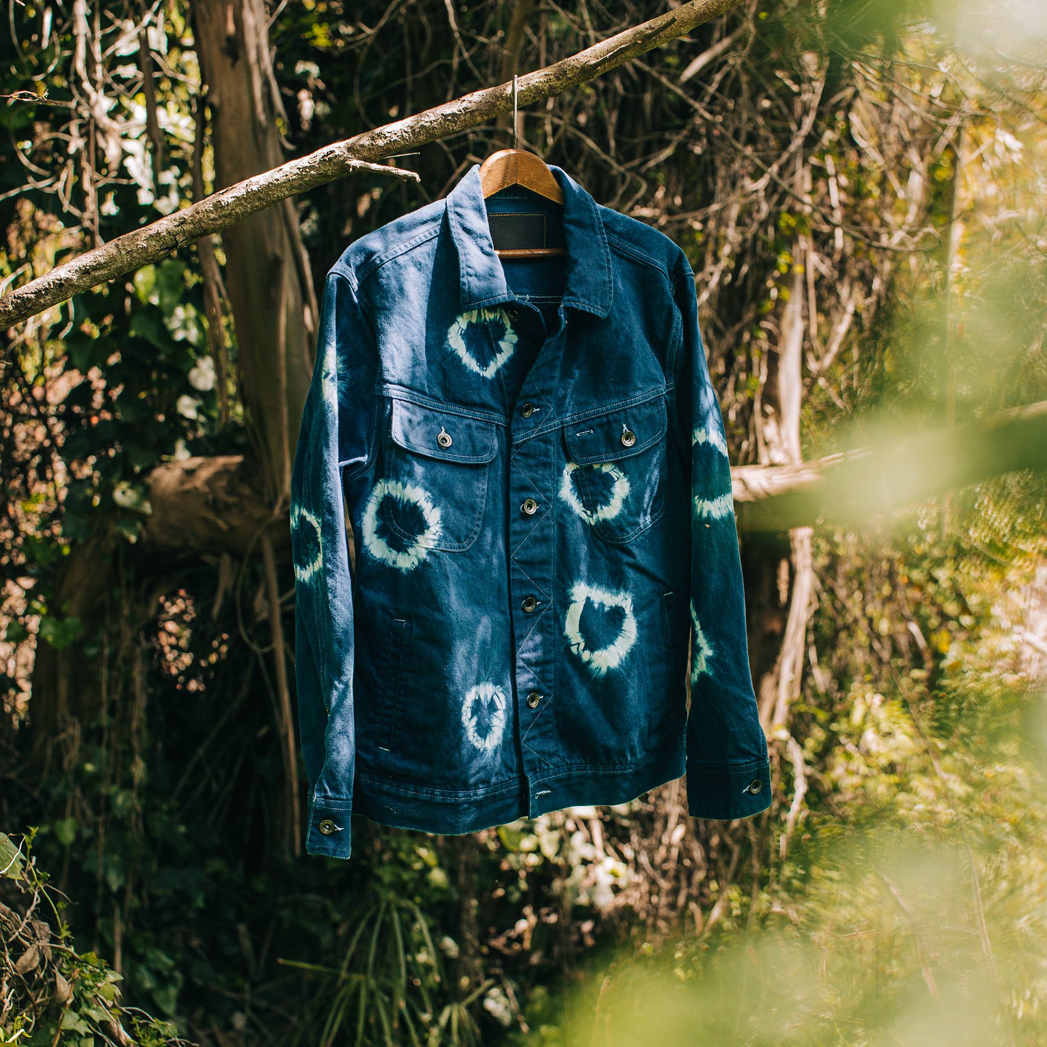 The Long Haul Jacket in Hand-Dyed Indigo - Image 2