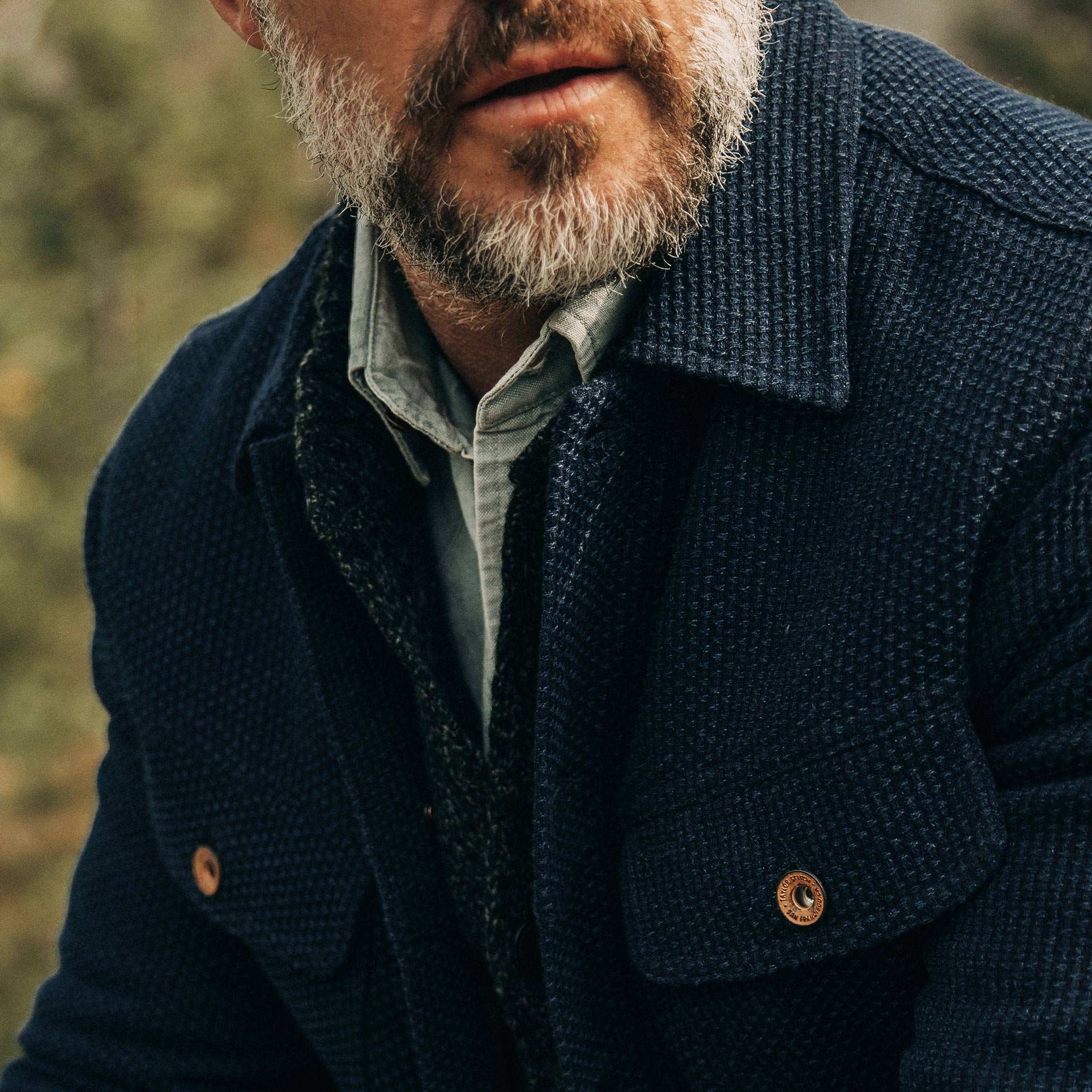 The Long Haul Jacket in Indigo Sashiko - Image 3