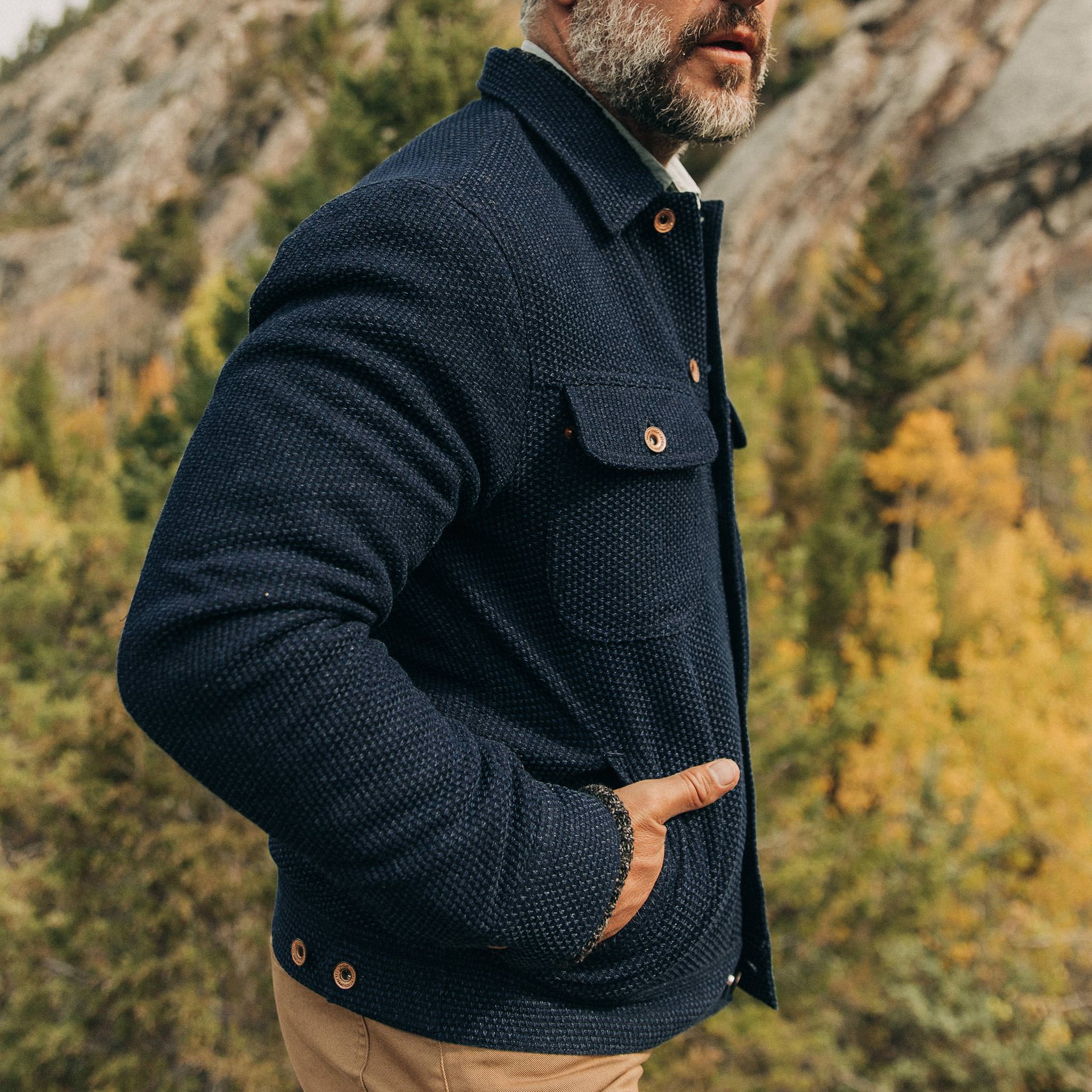 The Long Haul Jacket in Indigo Sashiko - Image 5