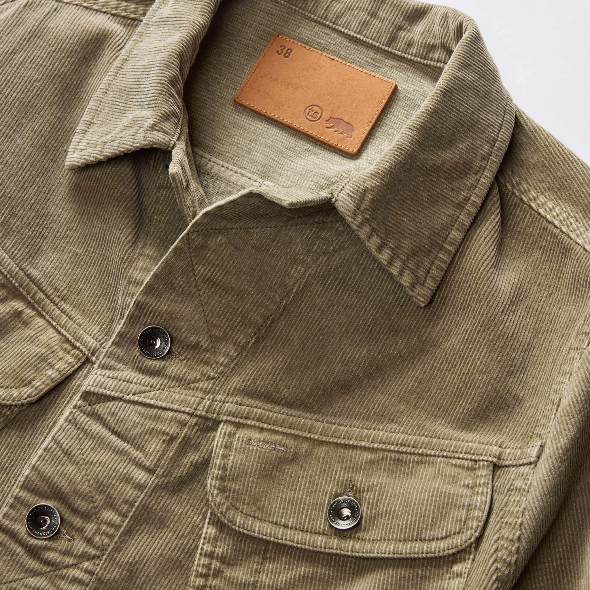 The Long Haul Jacket in Light Sage Cord - Image 7