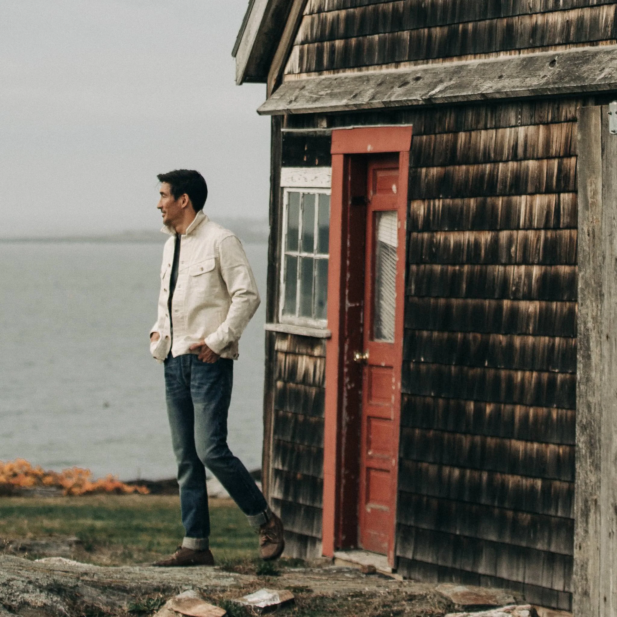 The Long Haul Jacket in Natural Organic Selvage - Image 6