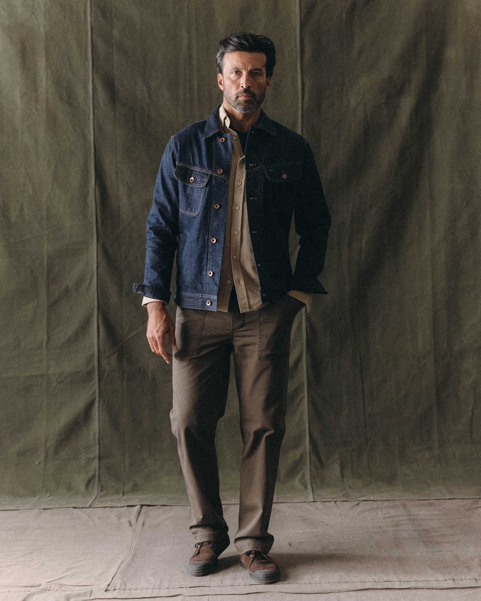 The Long Haul Jacket in Rinsed Organic Selvedge - Image 4