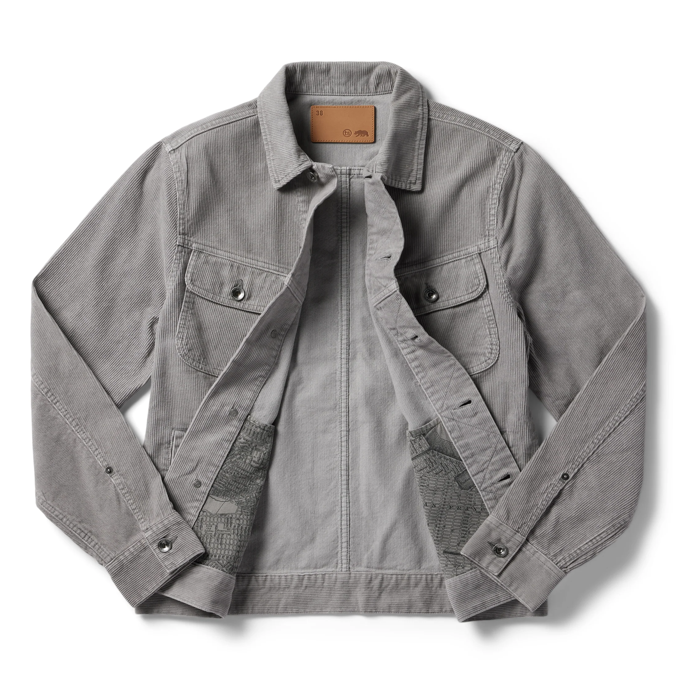 The Long Haul Jacket in Steeple Grey Cord - Image 5