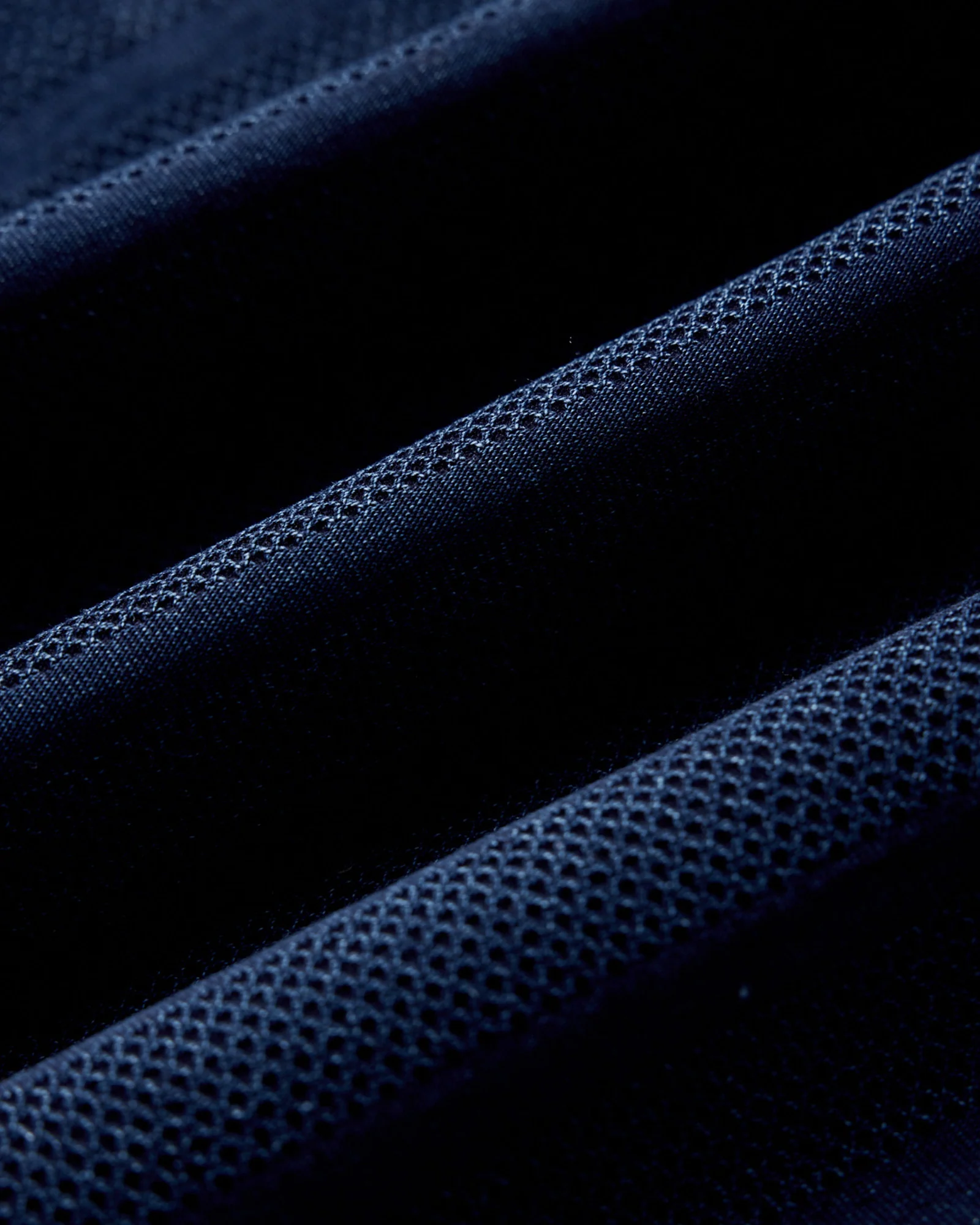 The Long Sleeve Polo in Indigo Knit Stripe - Image 8