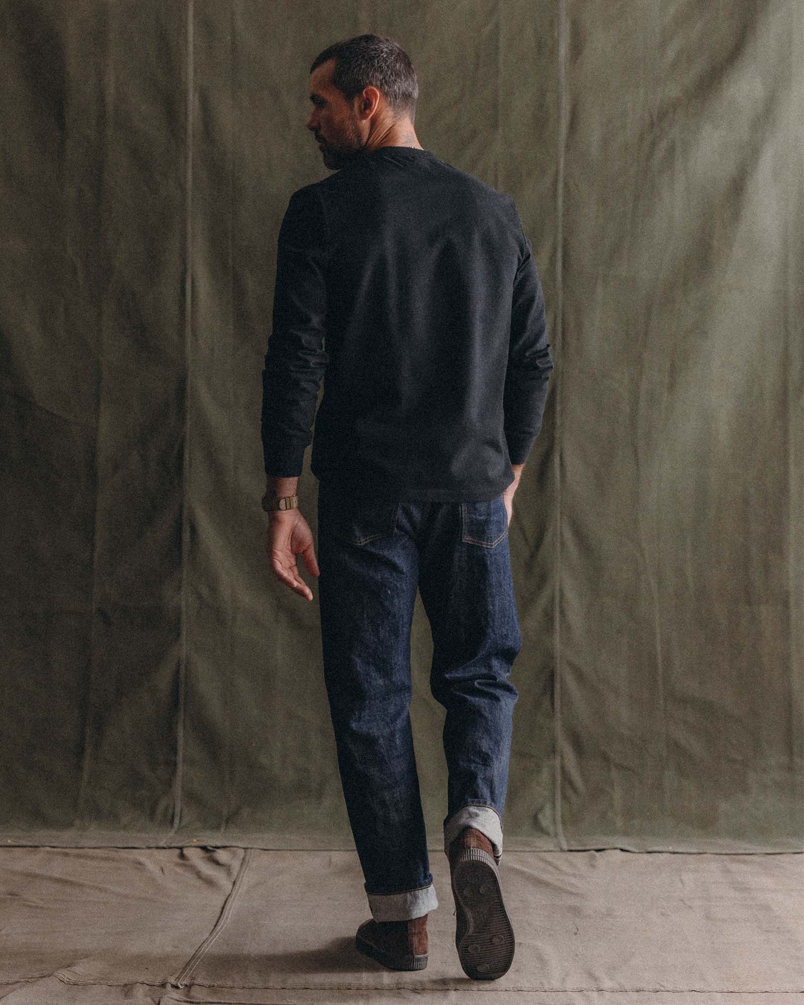 The Long Sleeve Shop Tee in Coal Twist - Image 3