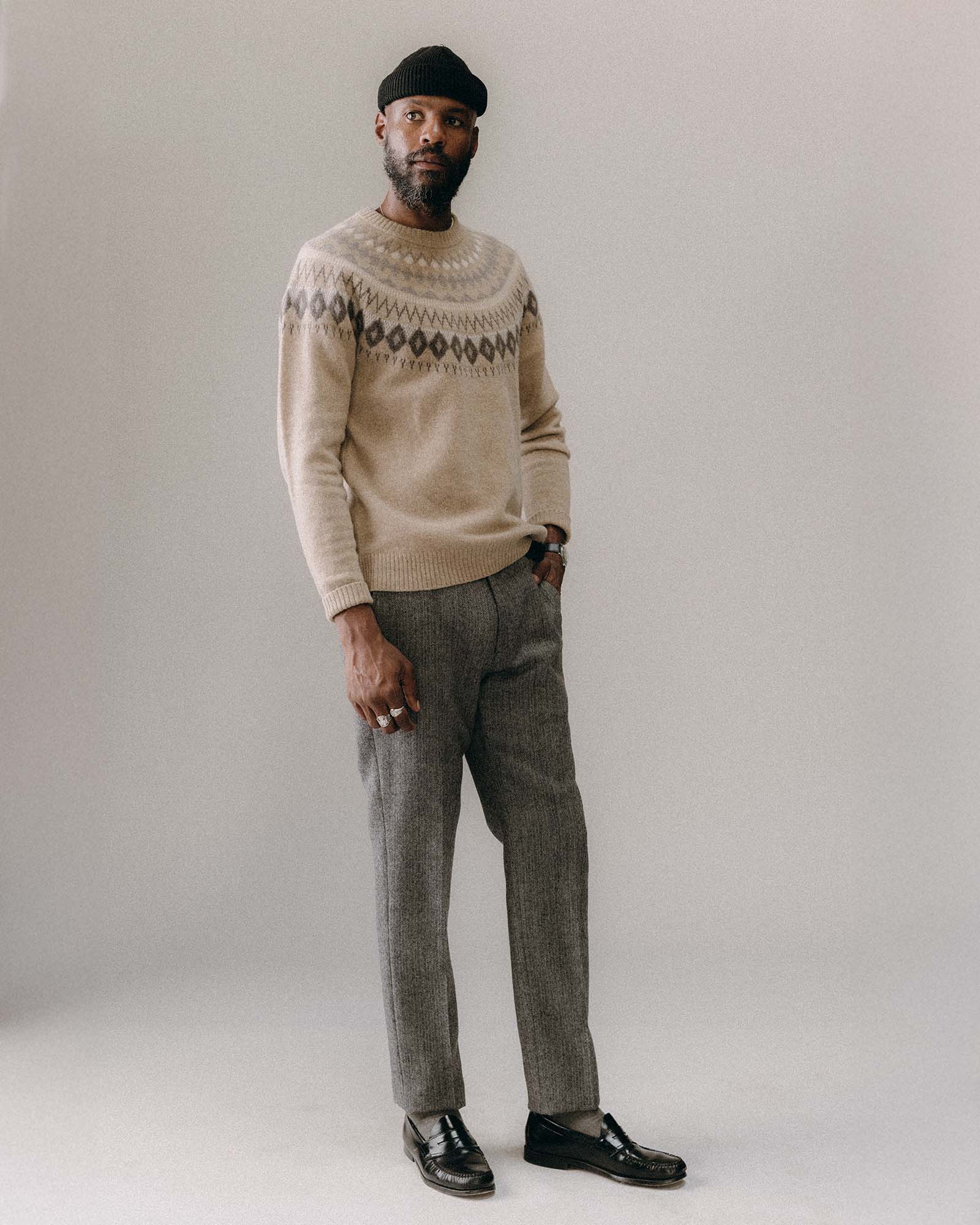 The Magnus Sweater in Natural - Image 4