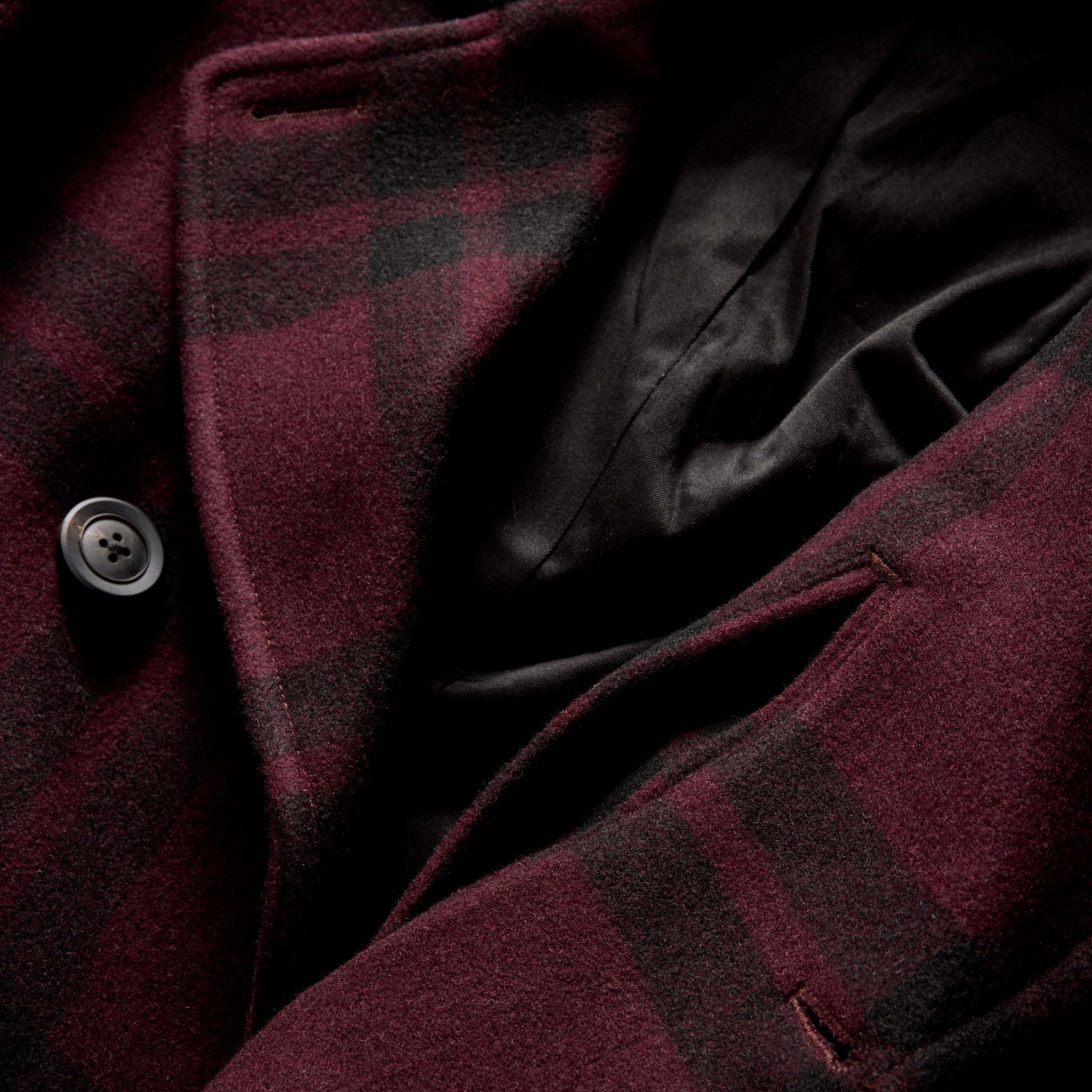 The Mariner Coat in Port Plaid Wool - Image 7