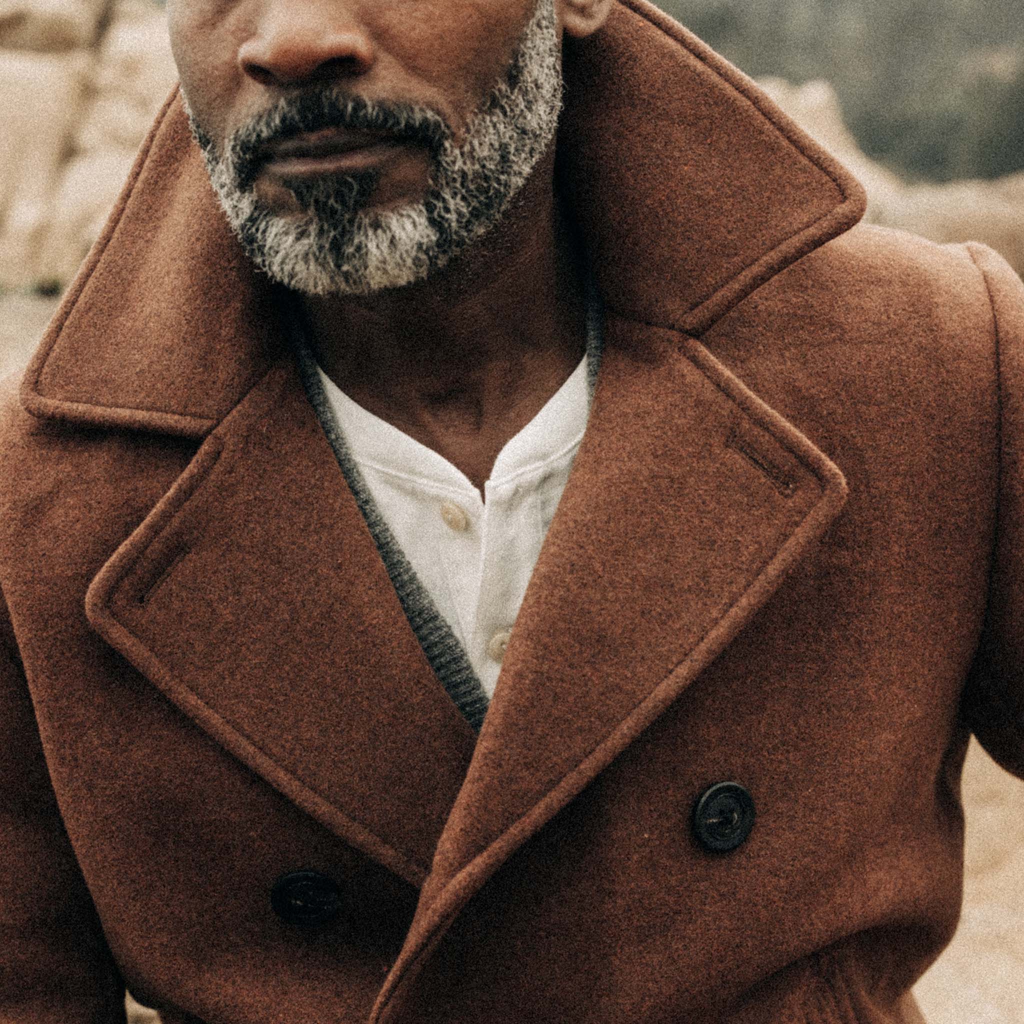 The Mariner Coat in Tarnished Copper Wool - Image 3