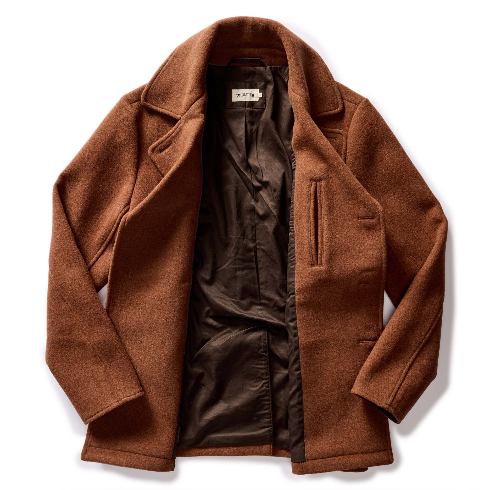 The Mariner Coat in Tarnished Copper Wool - Image 7