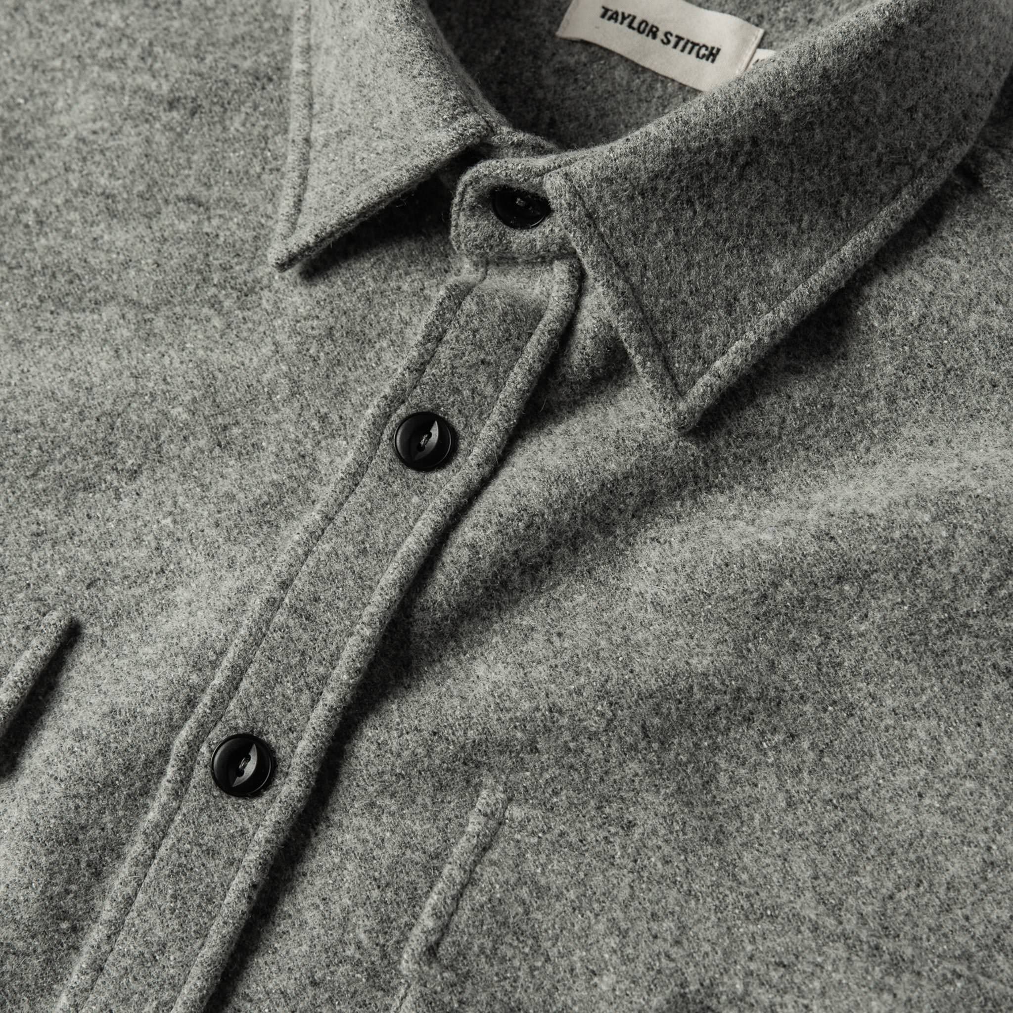The Maritime Shirt Jacket in Ash Donegal - Image 7