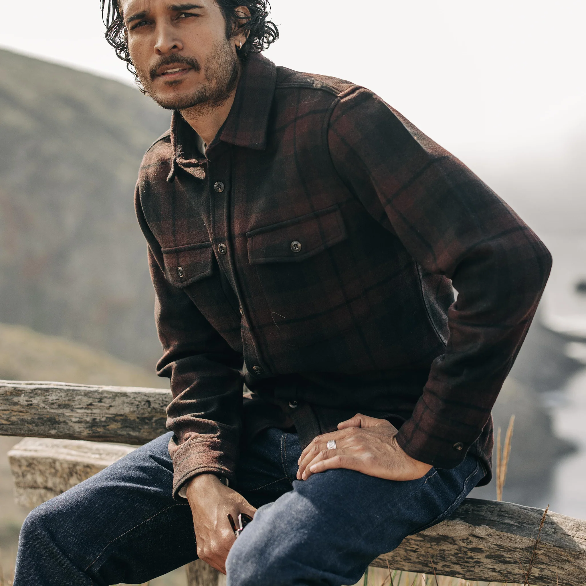 The Maritime Shirt Jacket in Carson Plaid - Image 2