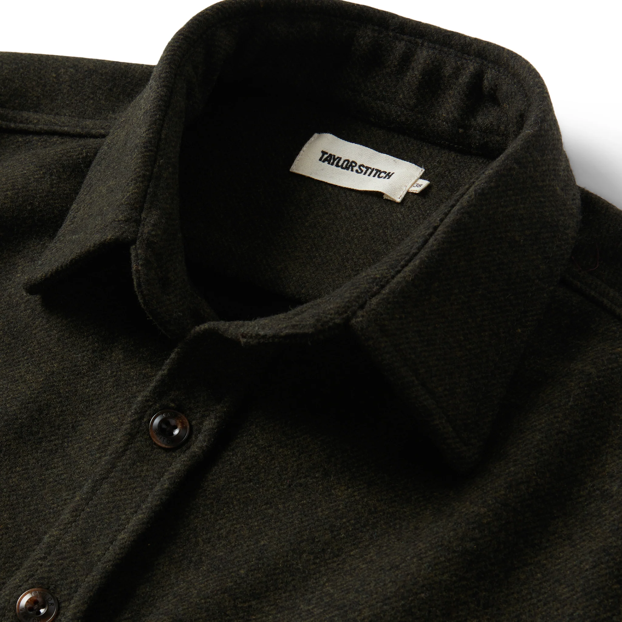 The Maritime Shirt Jacket in Evergreen Twill - Image 6