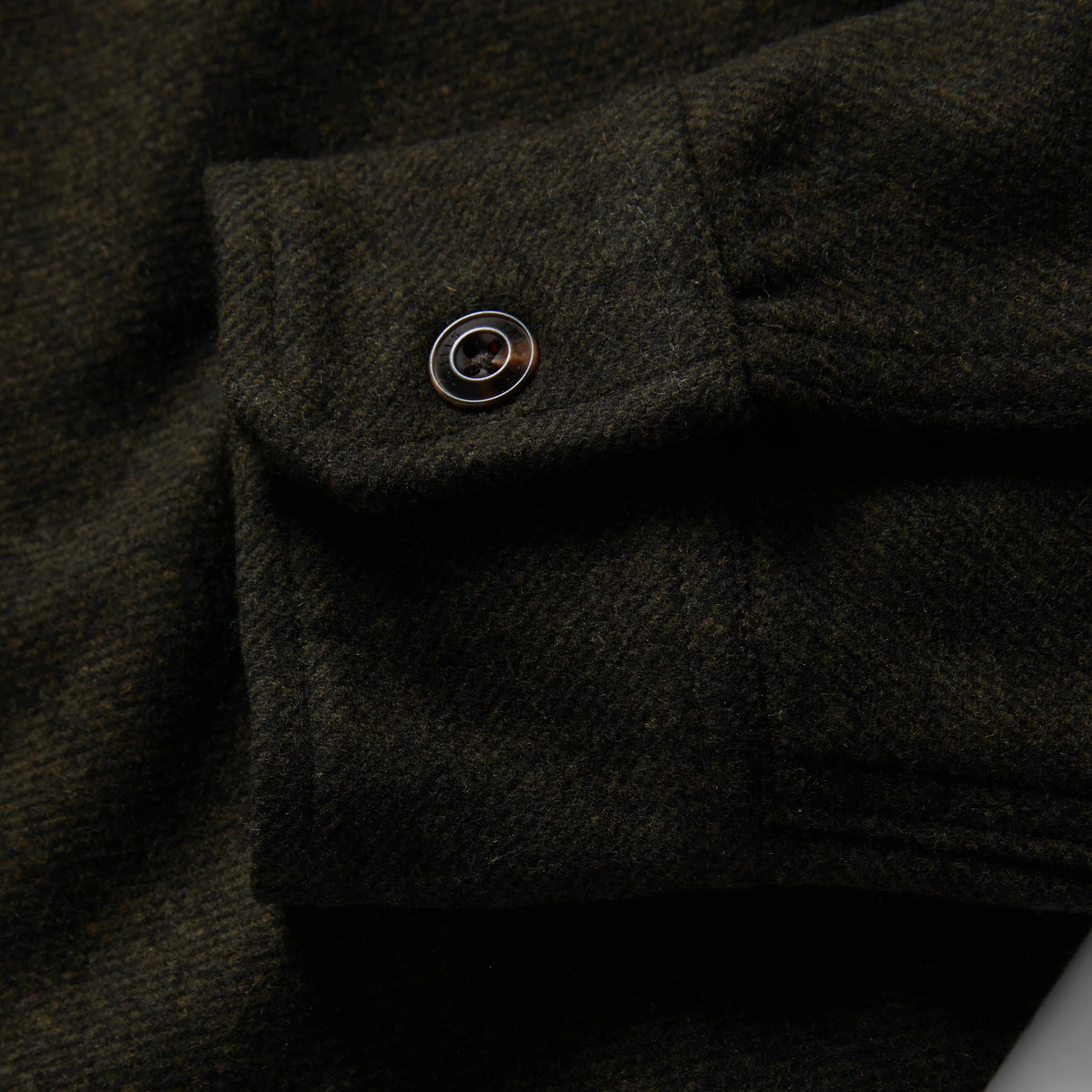 The Maritime Shirt Jacket in Evergreen Twill - Image 8