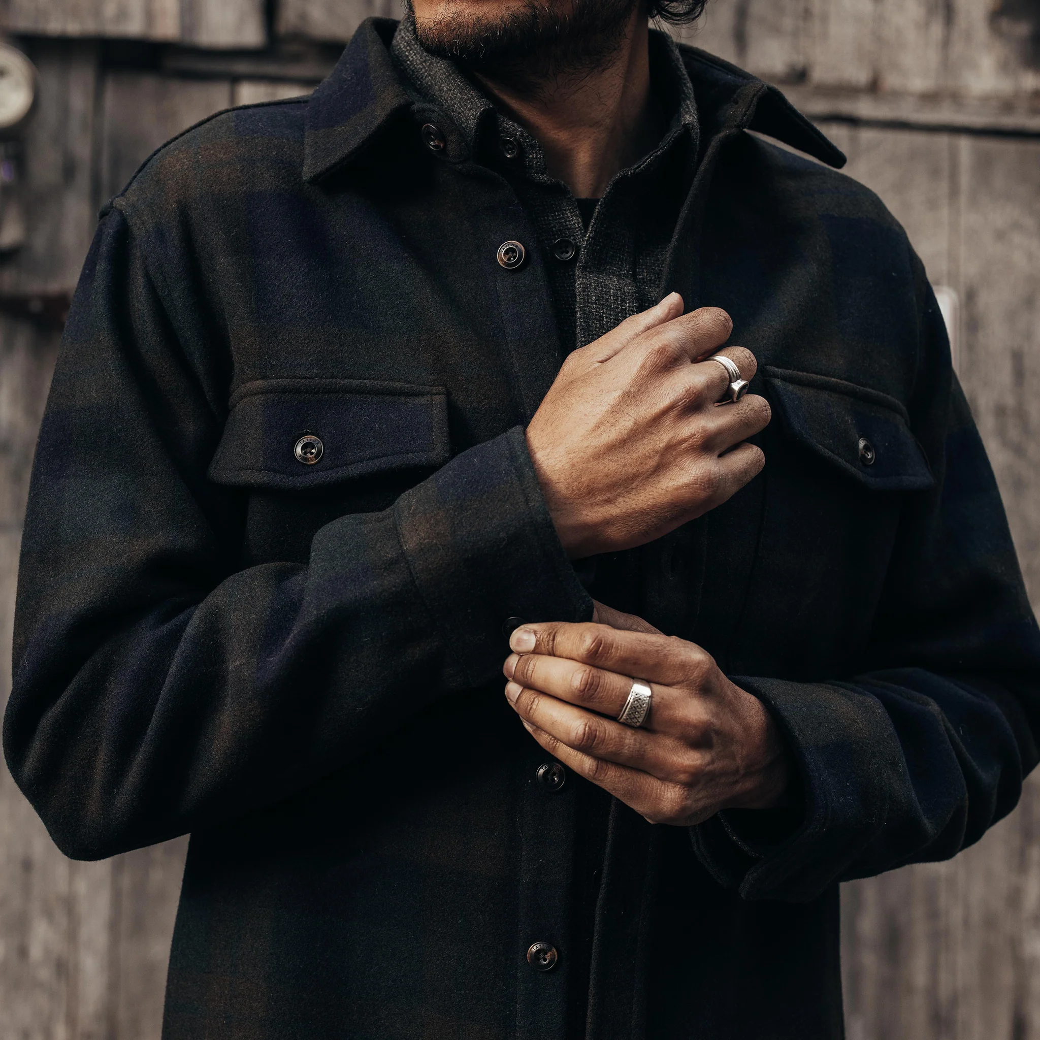 The Maritime Shirt Jacket in Pike Plaid - Image 4