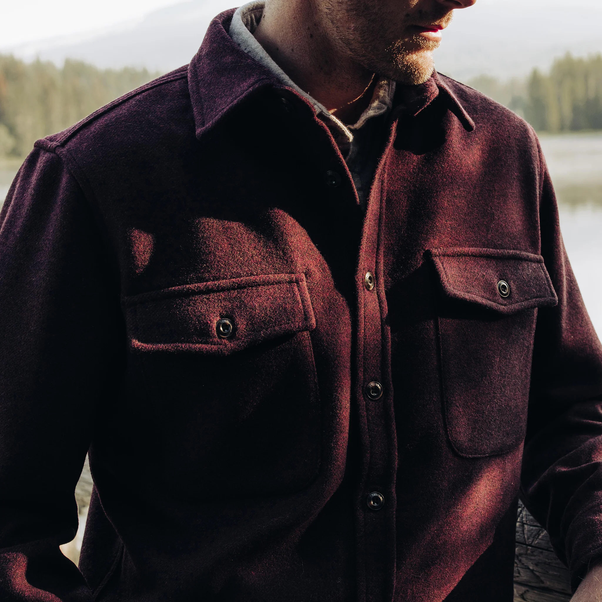 The Maritime Shirt Jacket in Port Twill - Image 3