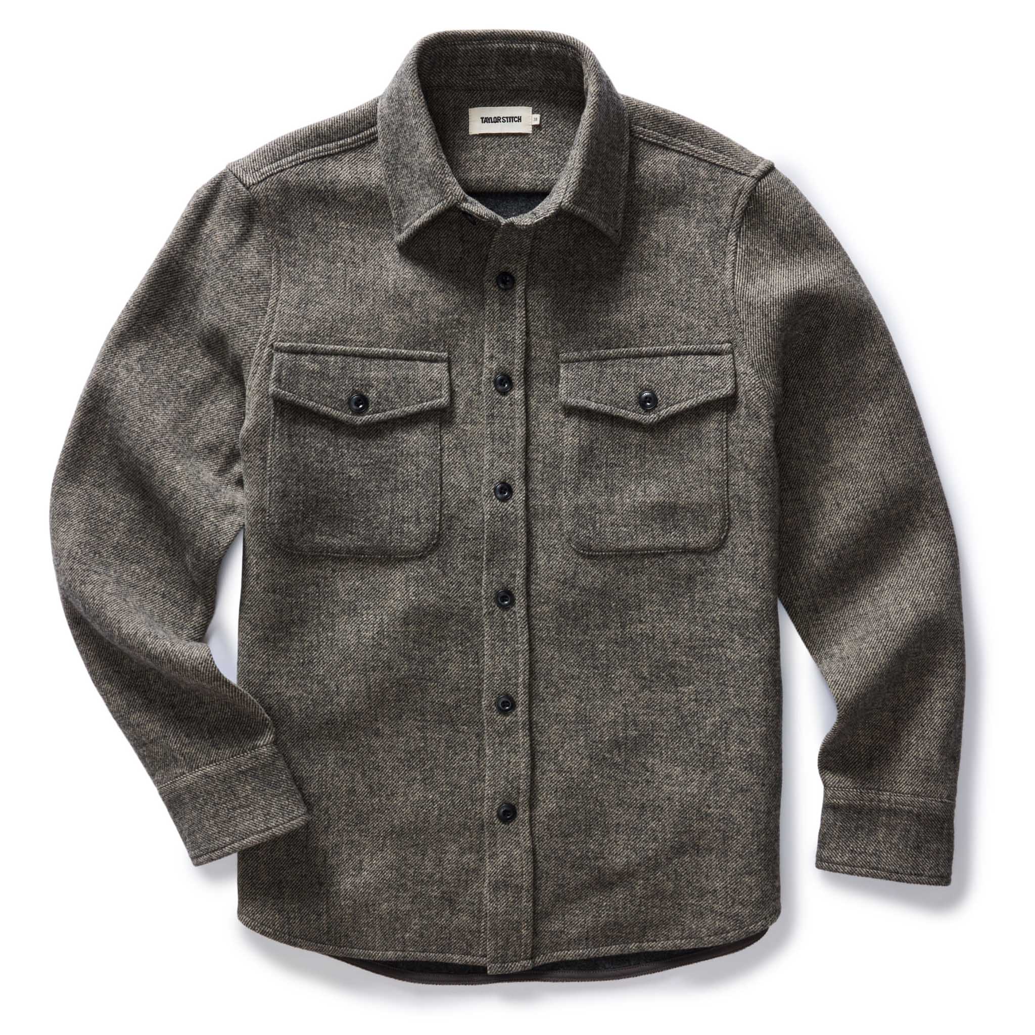 The Maritime Shirt Jacket in Ash Twill - Image 6