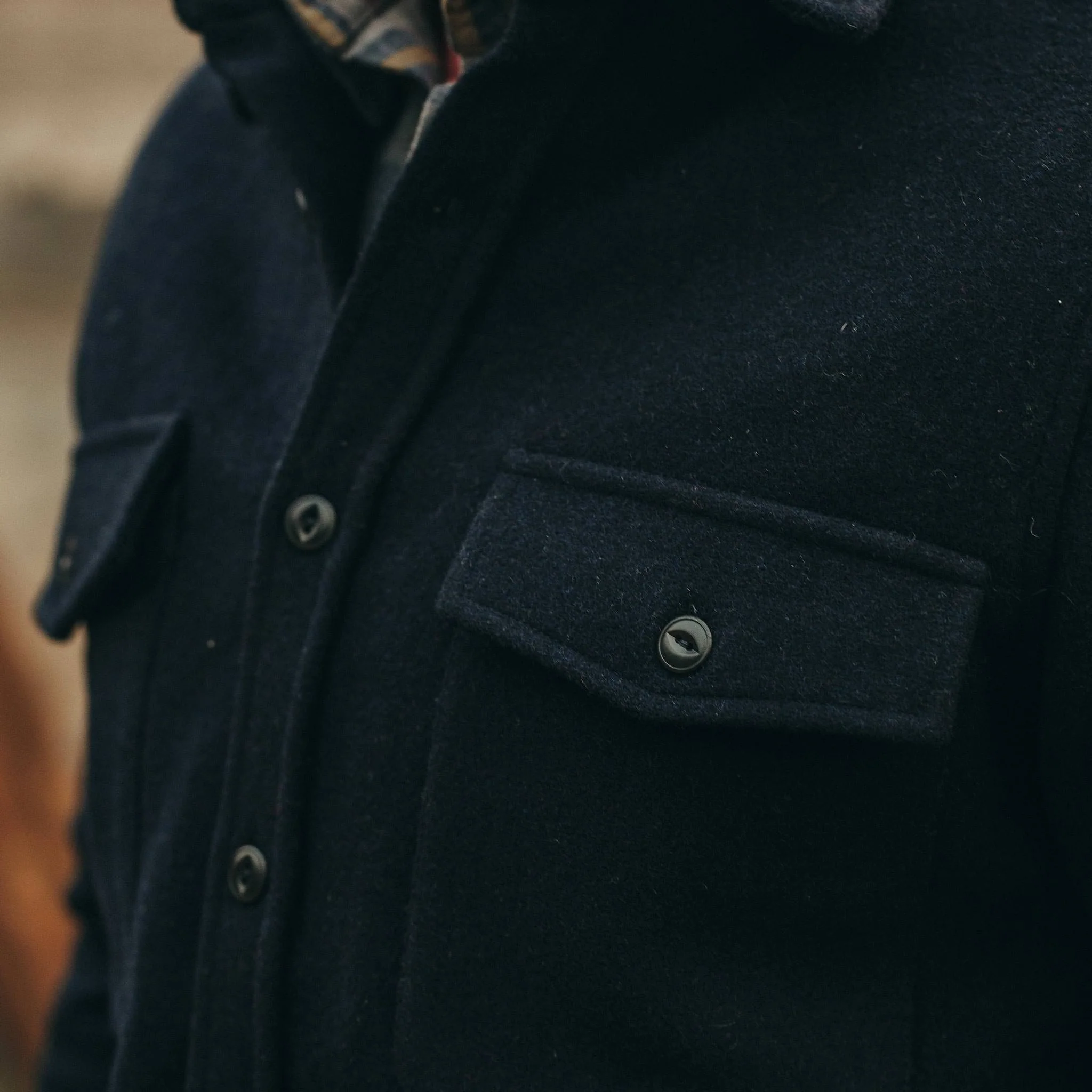 The Maritime Shirt Jacket in Deep Navy - Image 4