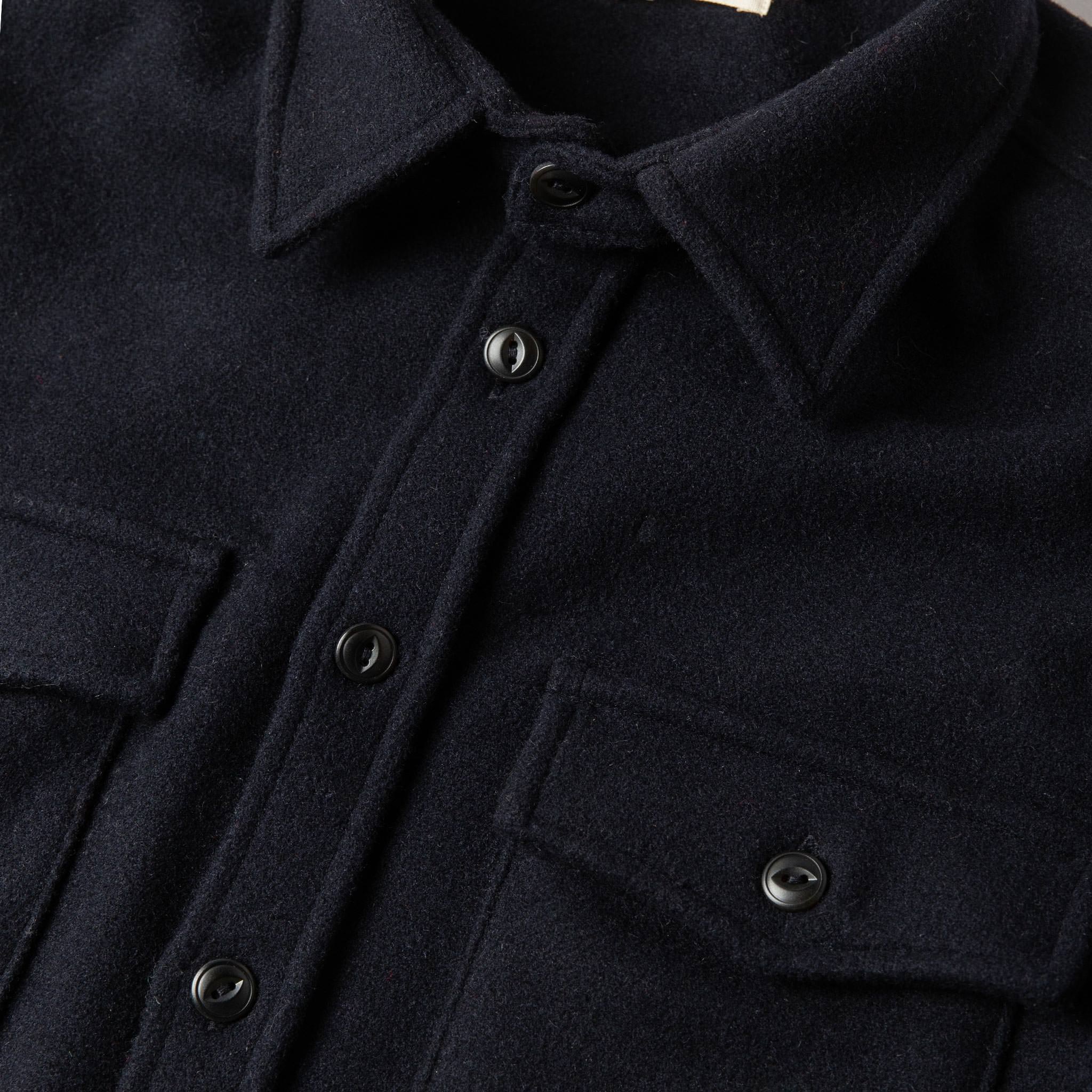 The Maritime Shirt Jacket in Deep Navy - Image 7