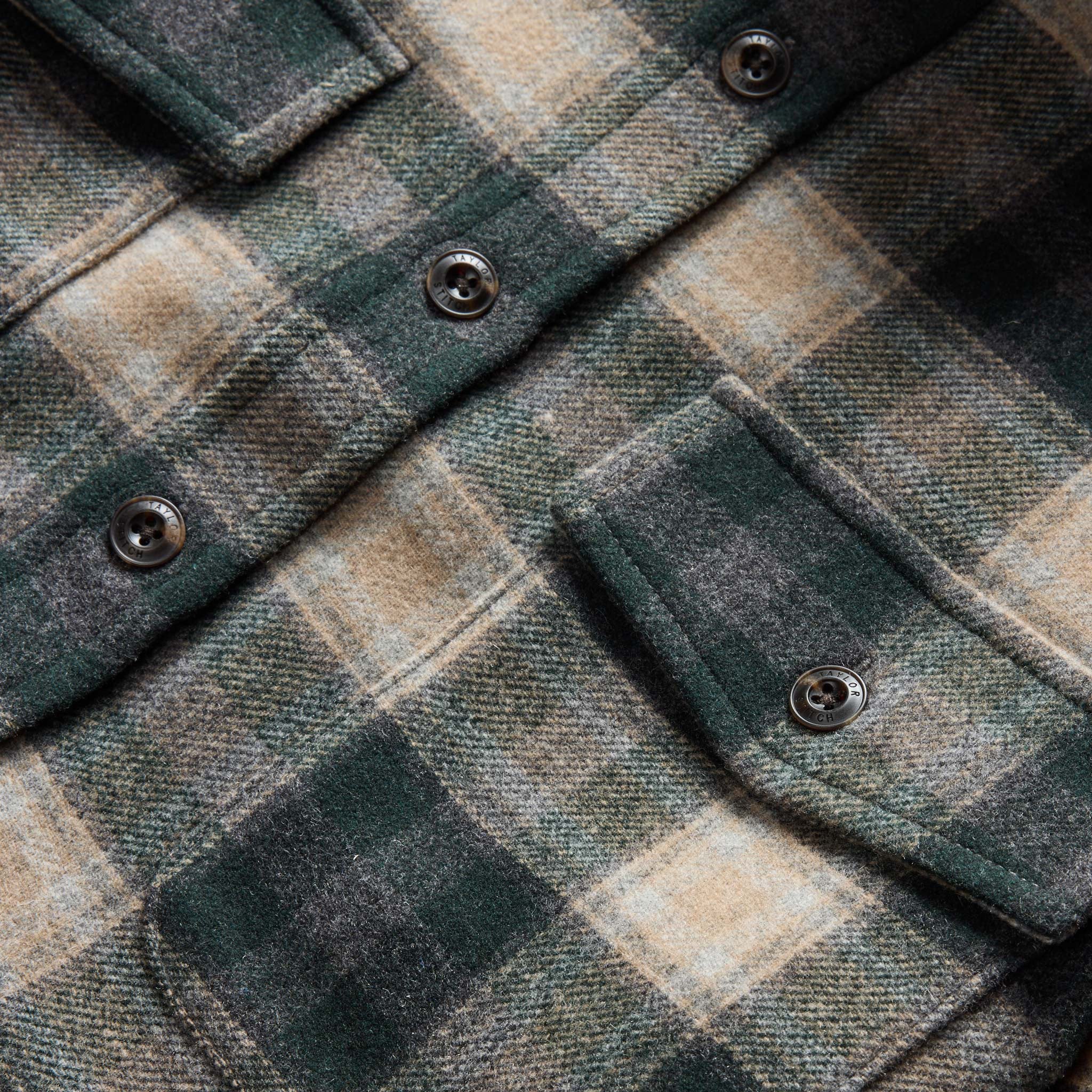 The Maritime Shirt Jacket in Dried Pine Plaid - Image 9