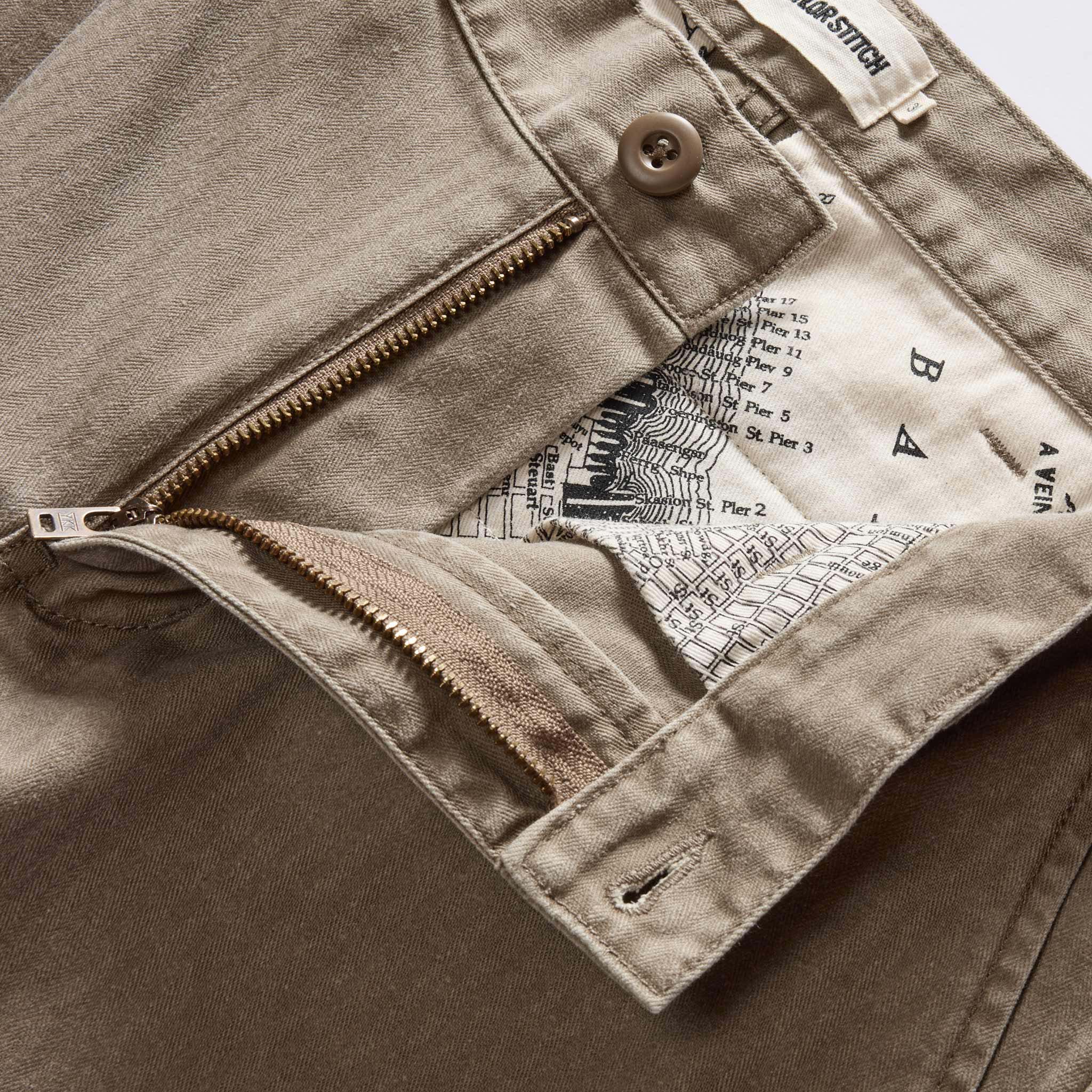 The Matlow Short in Baked Soil Herringbone - Image 7