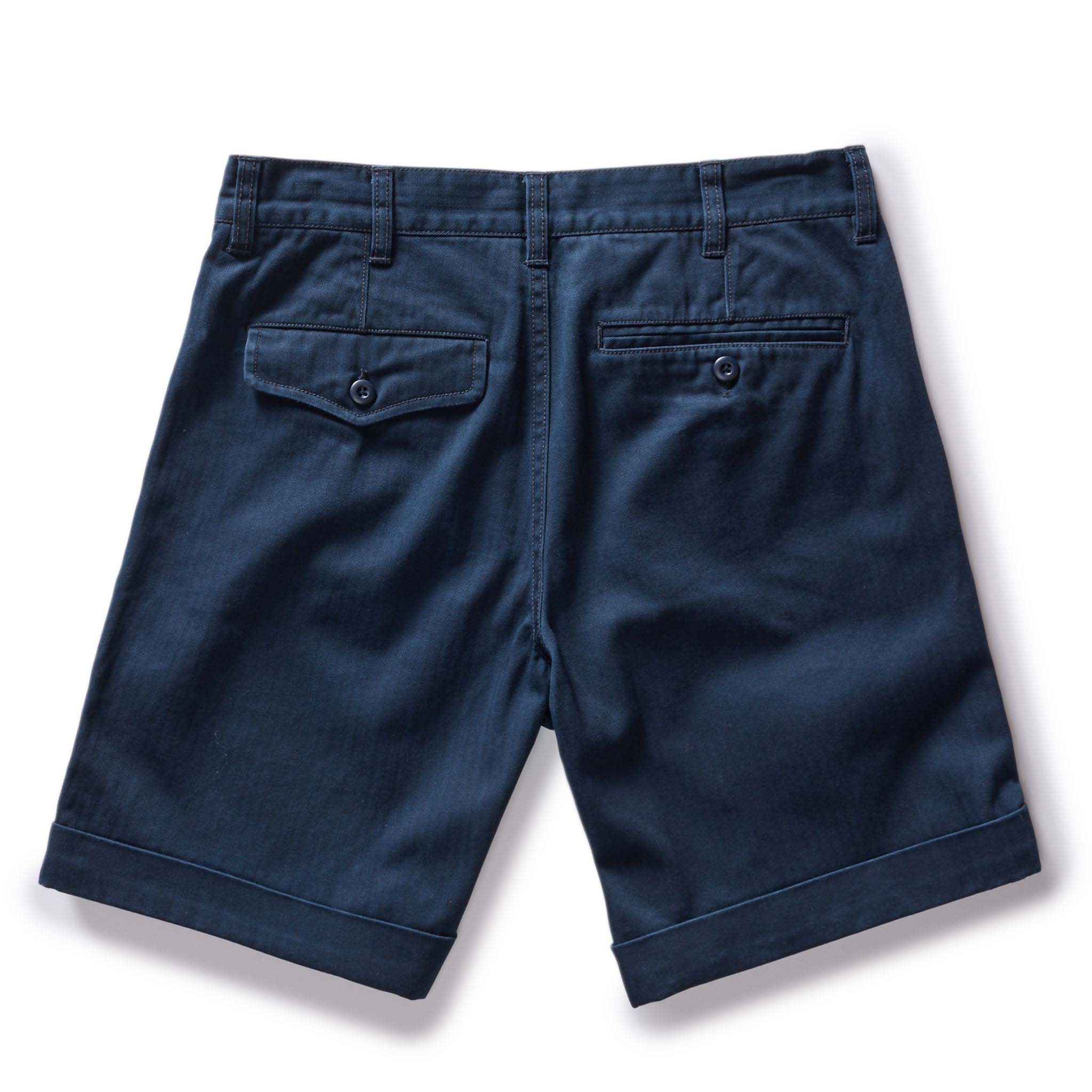 The Matlow Short in Dark Navy Herringbone - Image 6