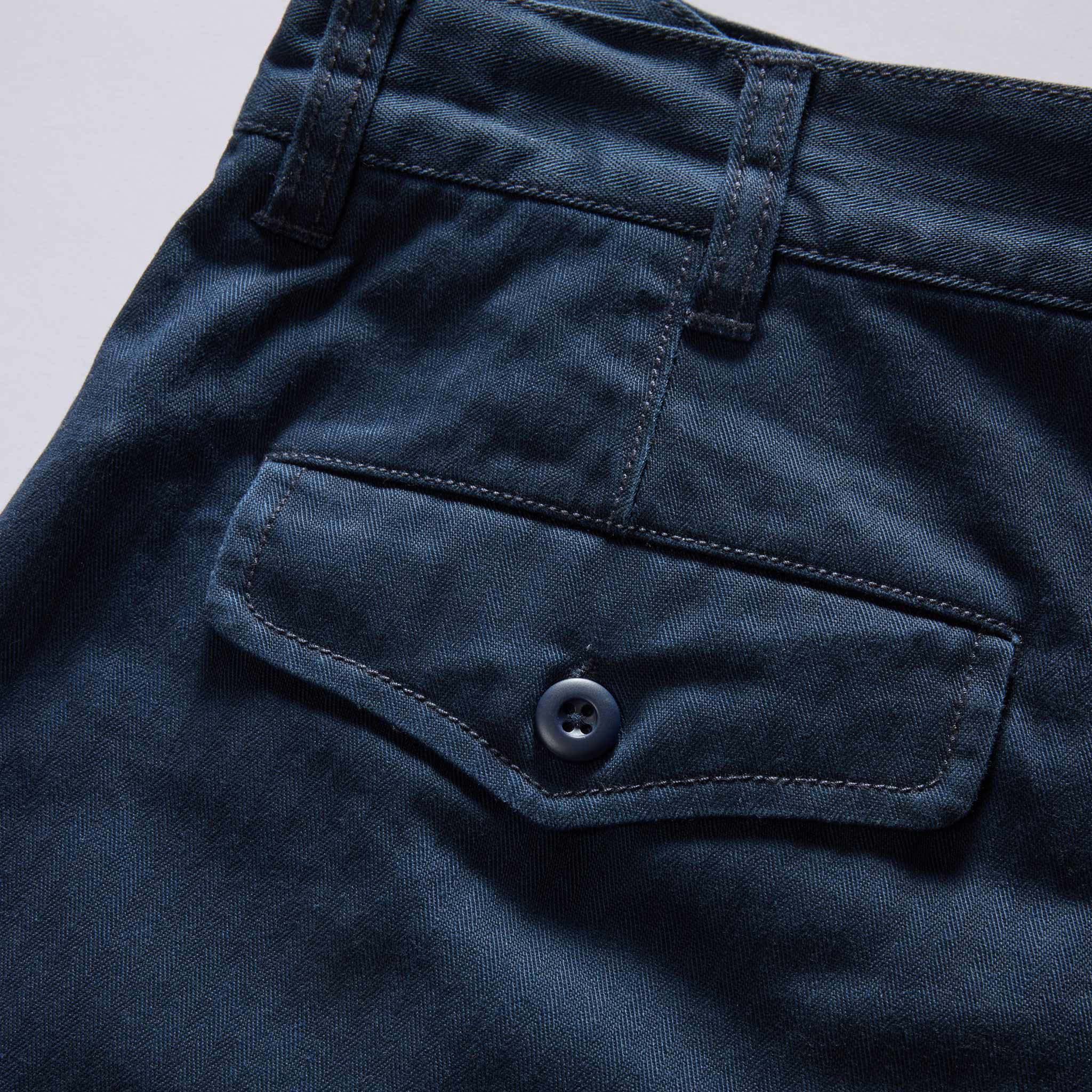 The Matlow Short in Dark Navy Herringbone - Image 7