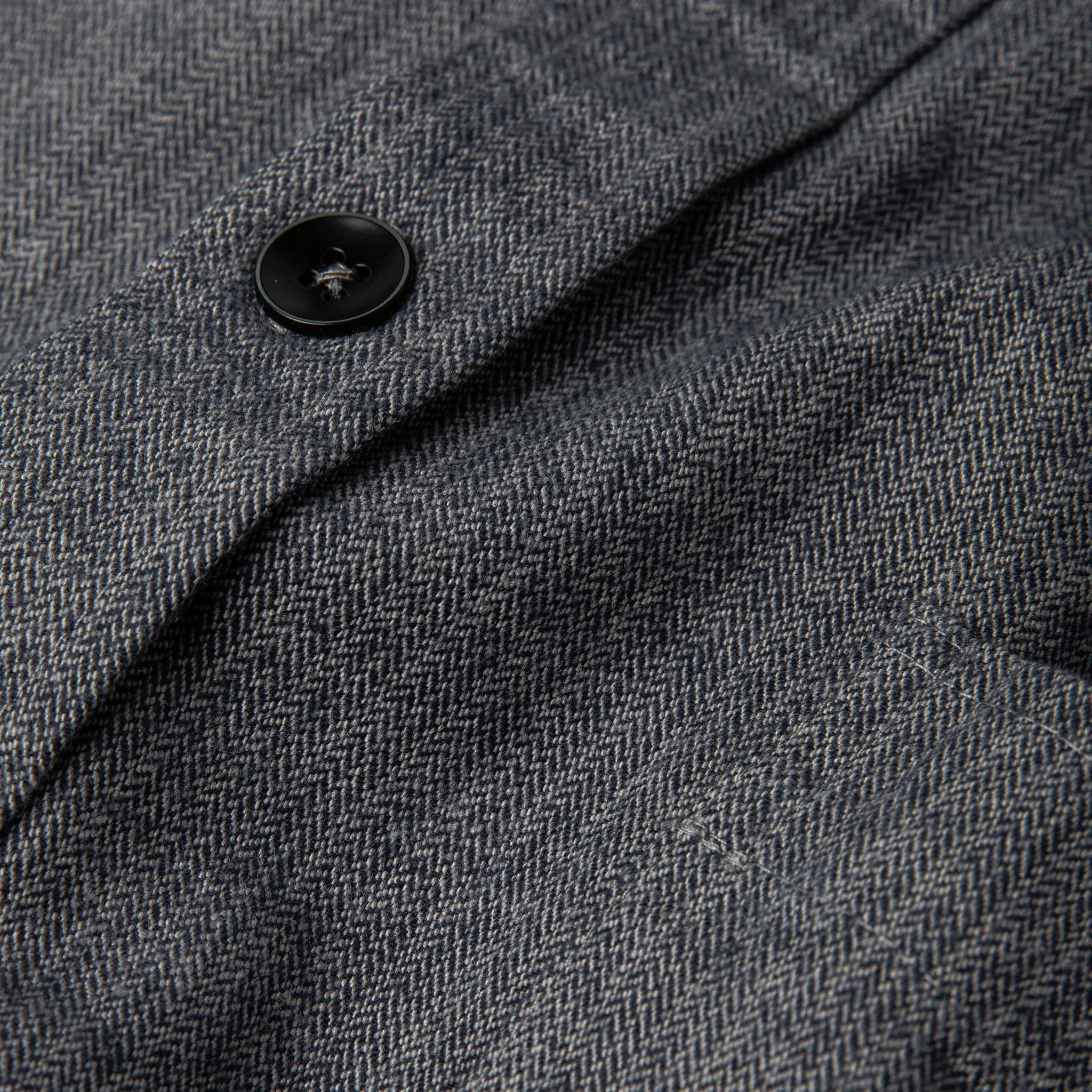 The Mechanic Shirt in Slate Herringbone - Image 8