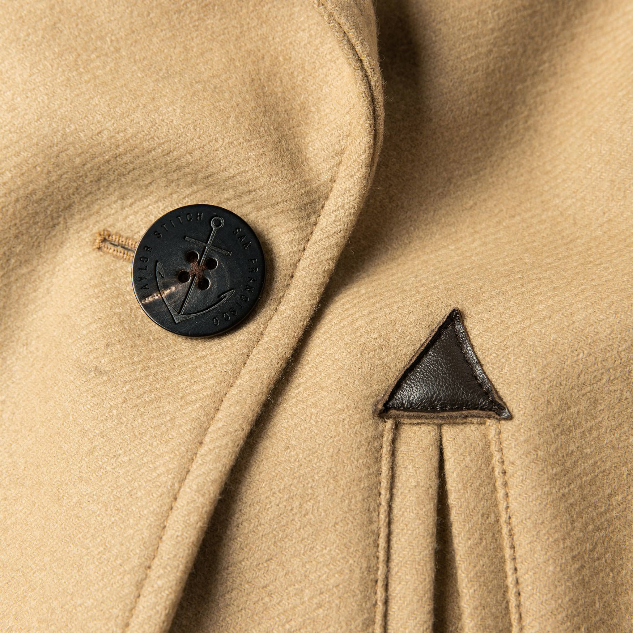 The Mendocino Peacoat in Camel Wool - Image 11