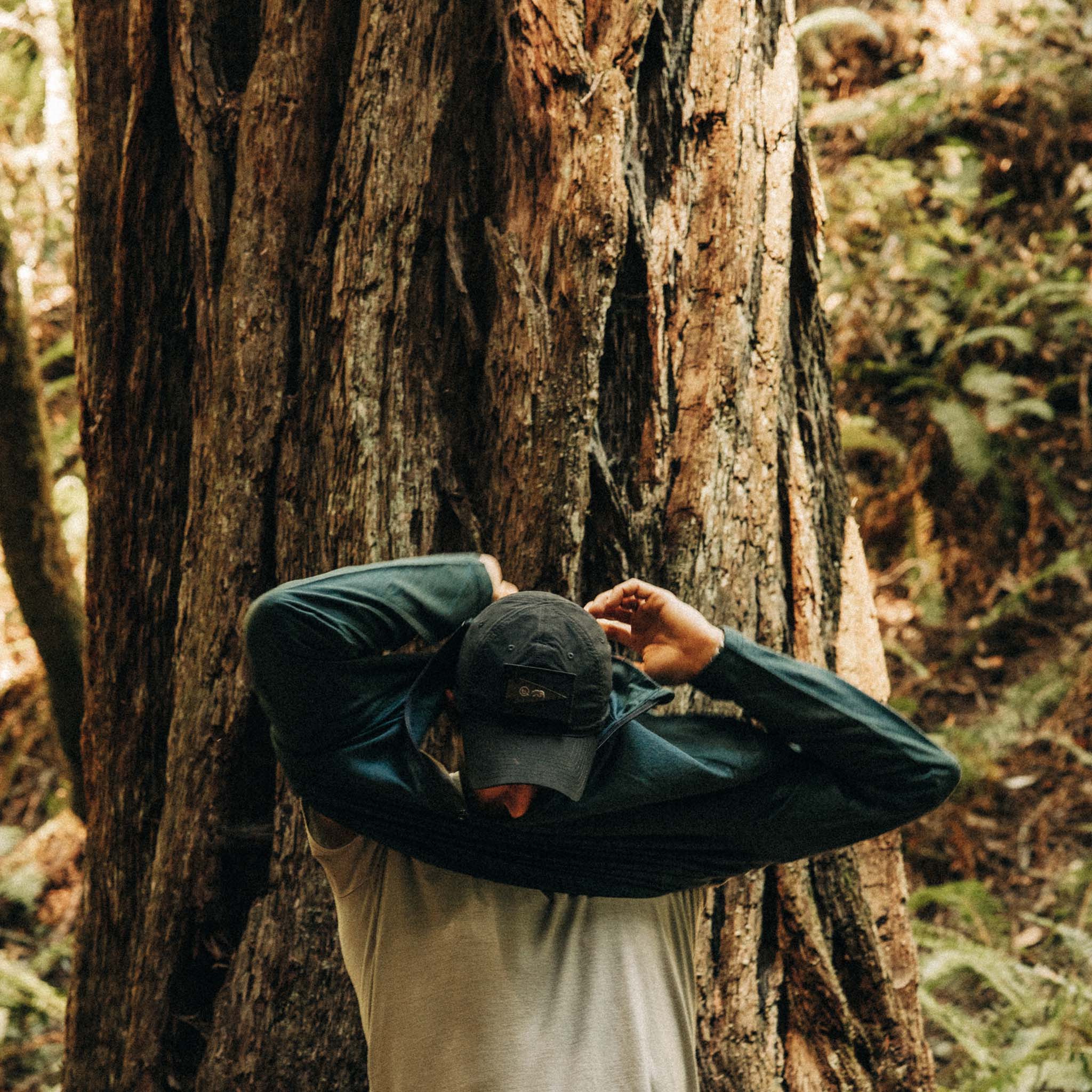The Merino Half Zip in Forest - Image 4