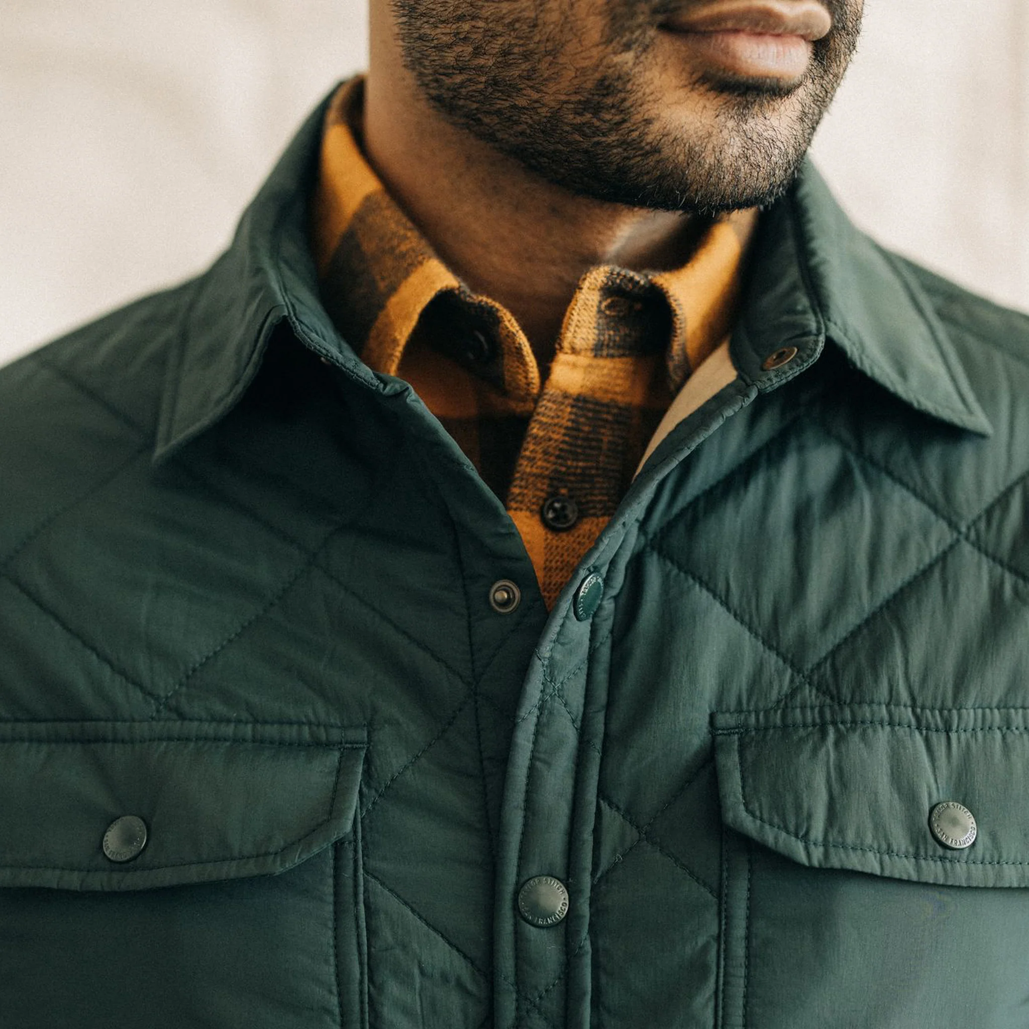 The Miller Shirt Jacket in Conifer - Image 3