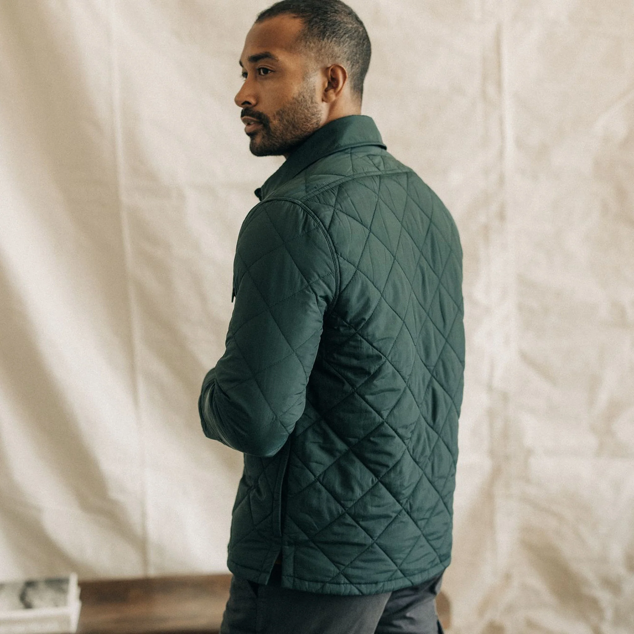 The Miller Shirt Jacket in Conifer - Image 4
