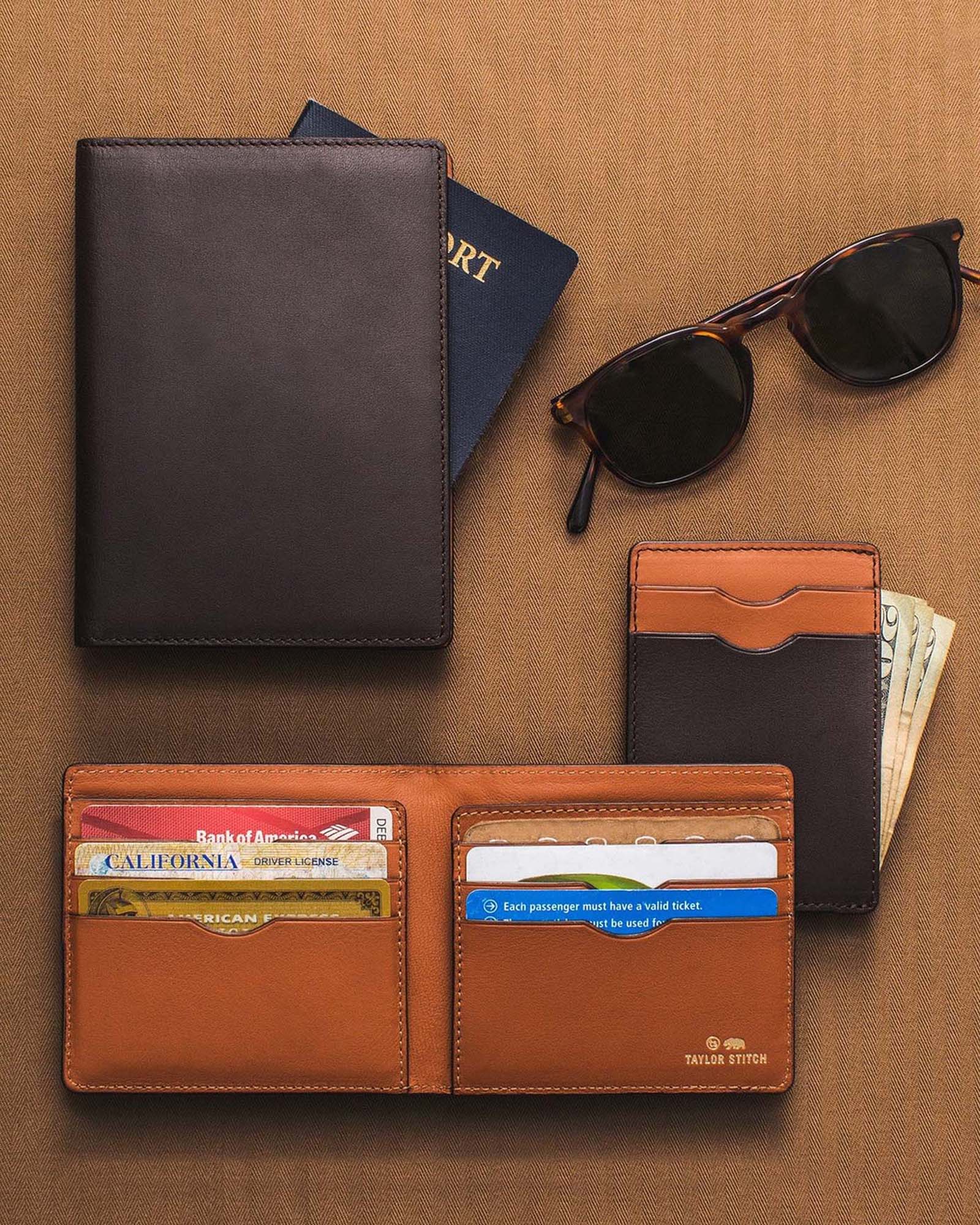 The Minimalist Wallet in Brown - Image 3