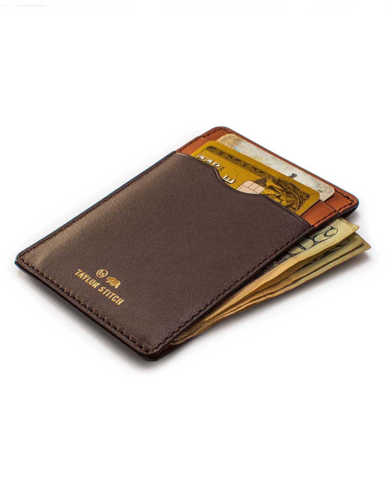 The Minimalist Wallet in Brown - Image 4