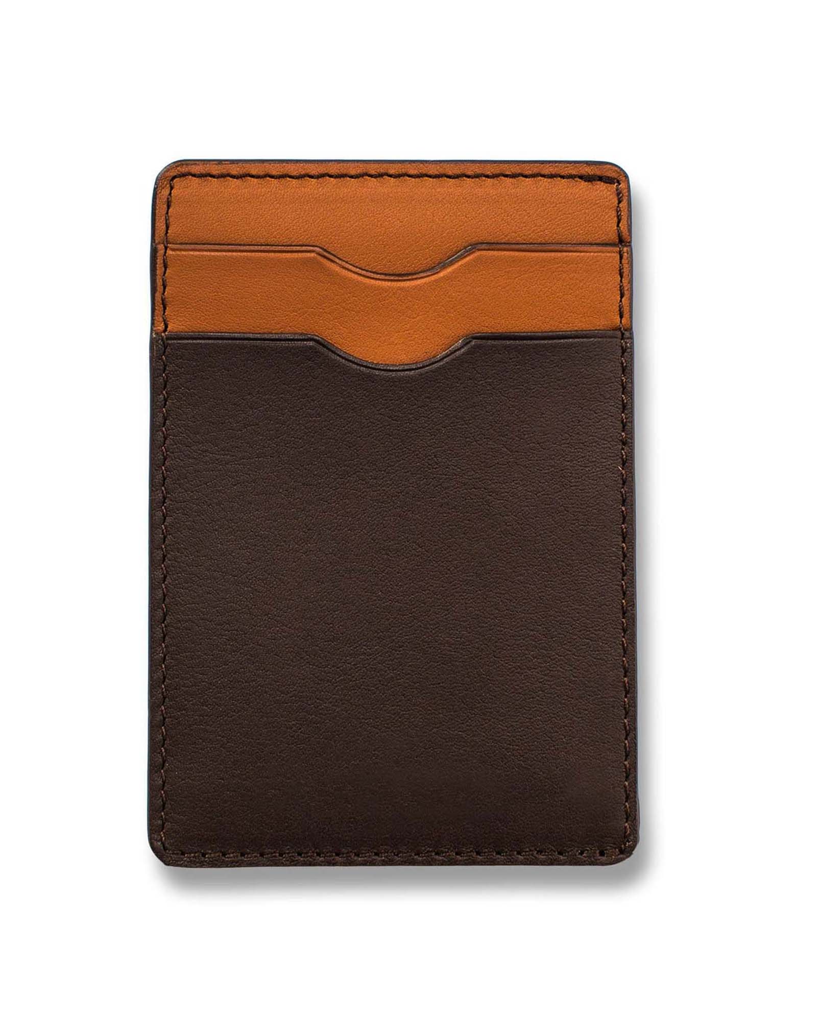 The Minimalist Wallet in Brown - Image 5