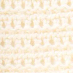 The Monterey Sweater Polo in Vintage White Crochet - Image 7