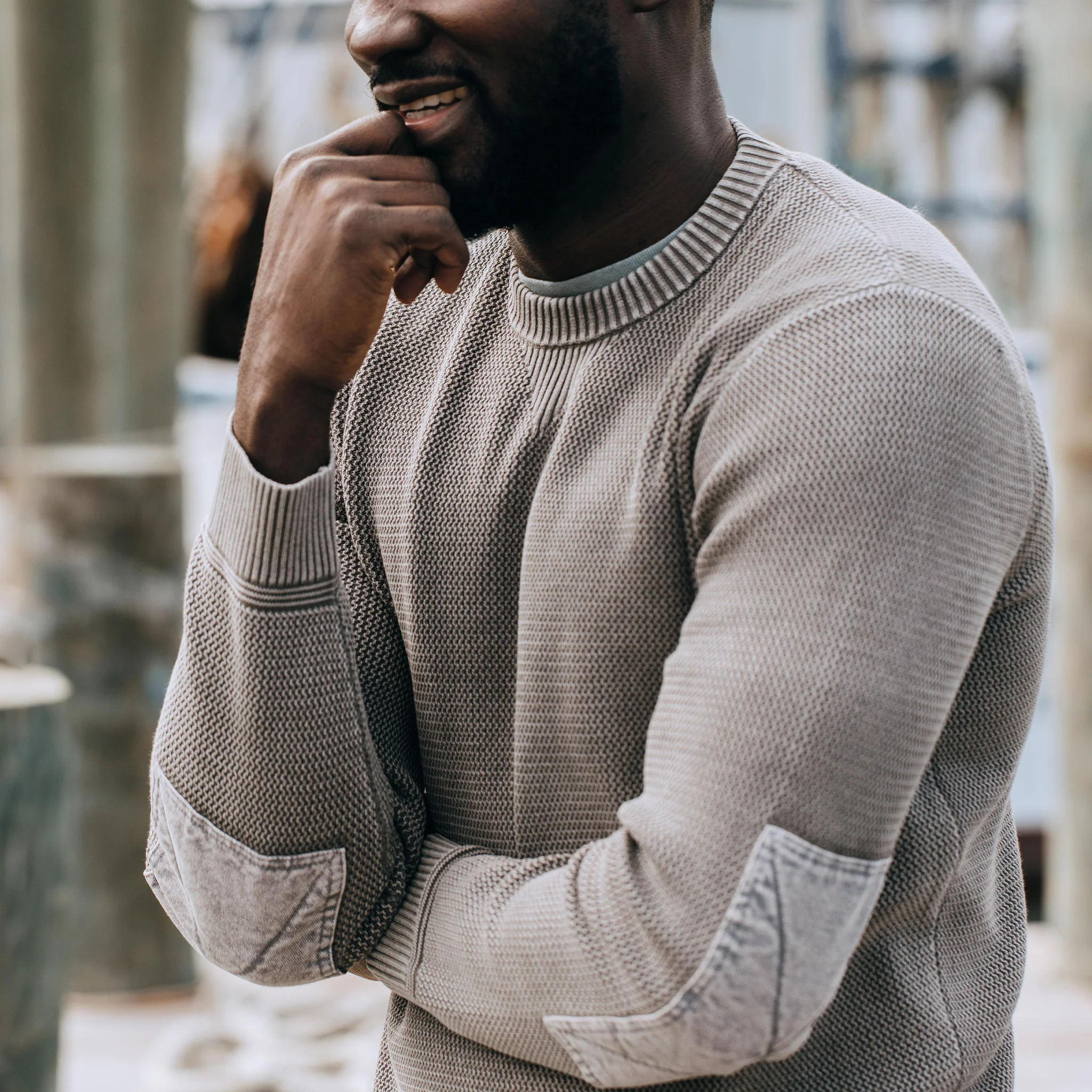 The Moor Sweater in Steeple Grey - Image 4