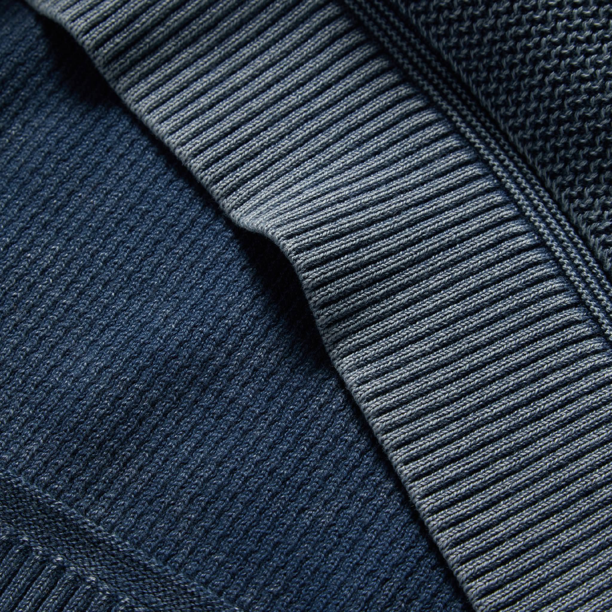 The Moor Sweater in Washed Indigo - Image 7