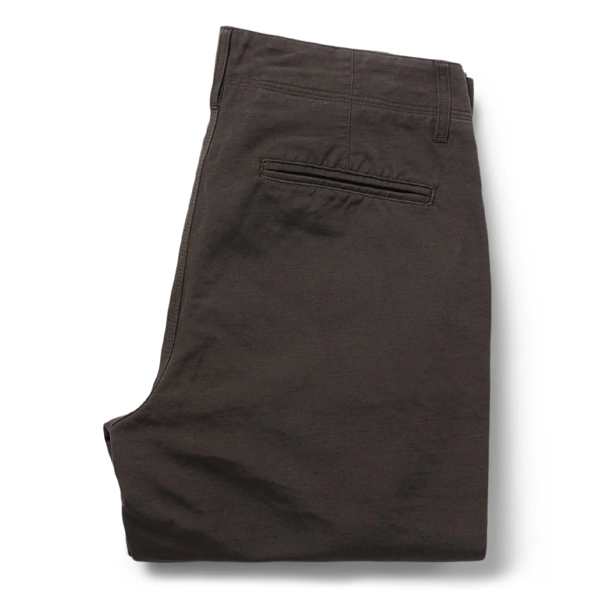 The Morse Pant in Dark Charcoal Slub - Image 8