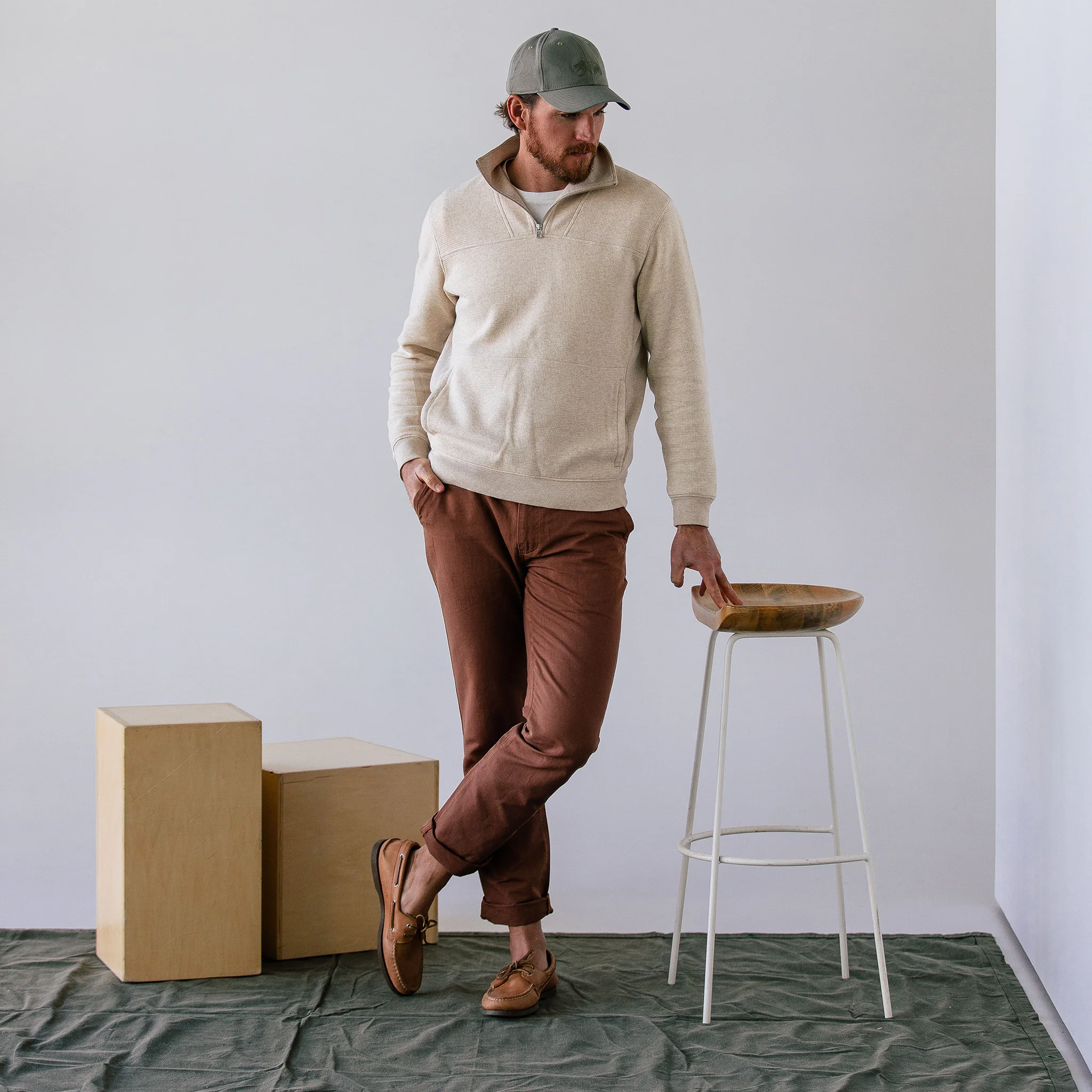 The Morse Pant in Mahogany Slub - Image 2