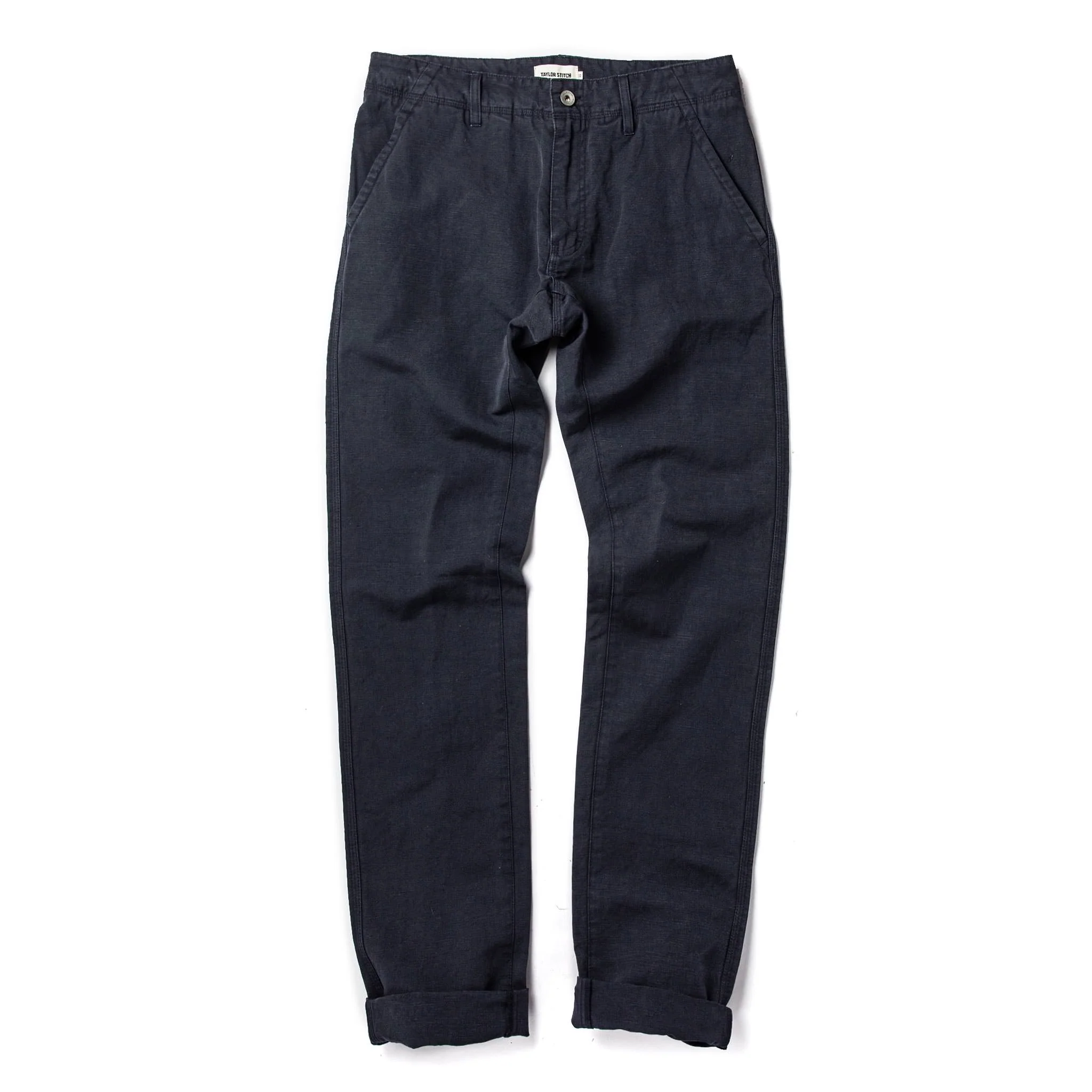 The Morse Pant in Navy Slub Linen - Image 10
