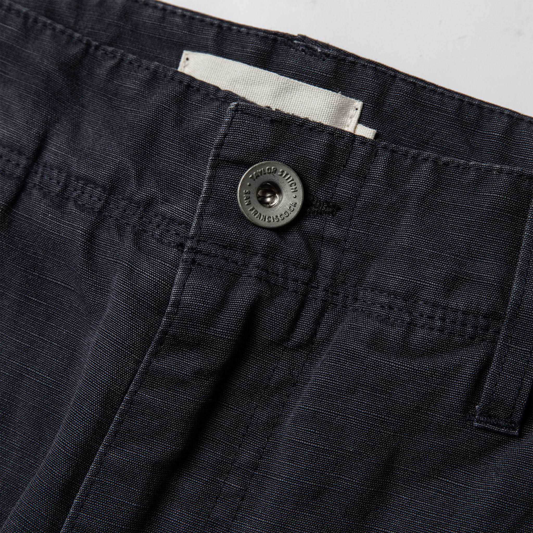 The Morse Pant in Navy Slub Linen - Image 7