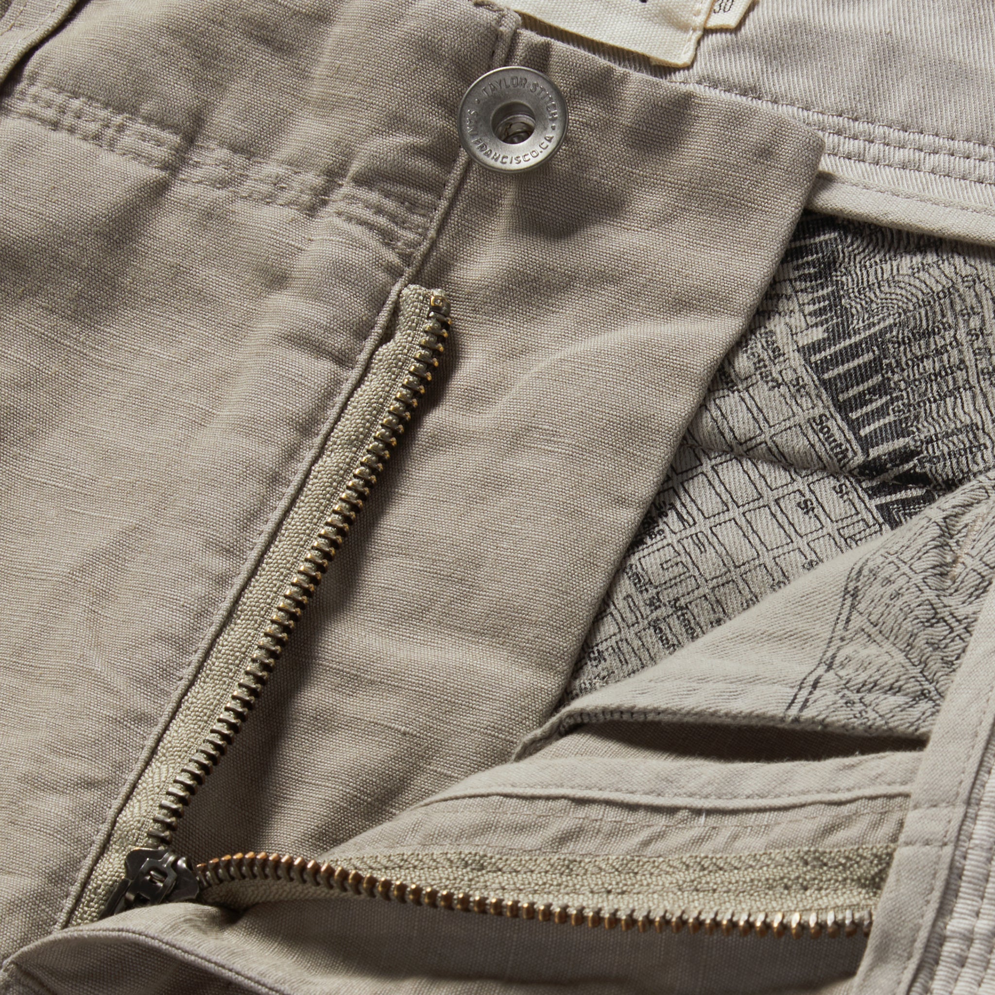 The Morse Pant in Oyster Slub - Image 6