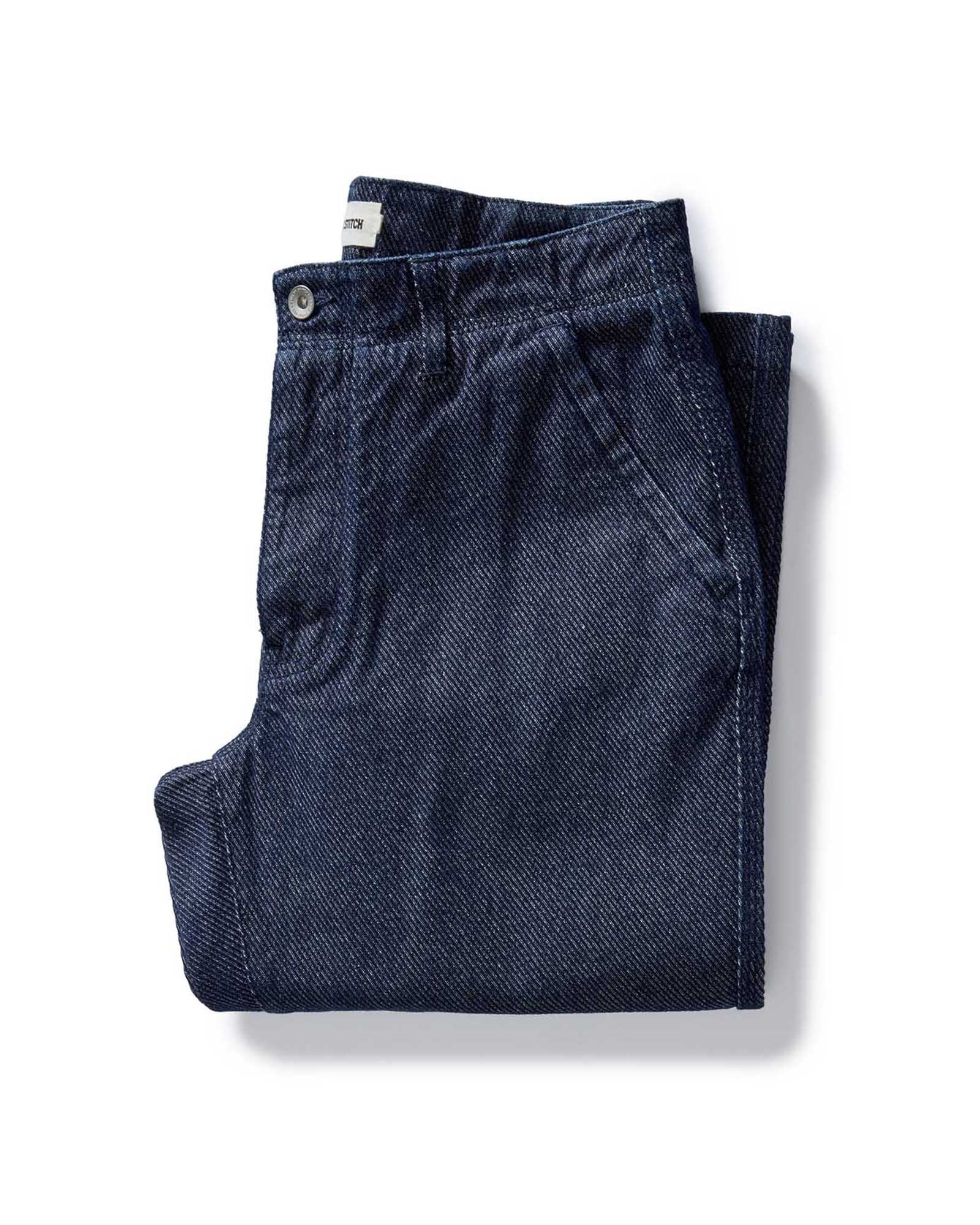 The Morse Pant in Rinsed Indigo Twill