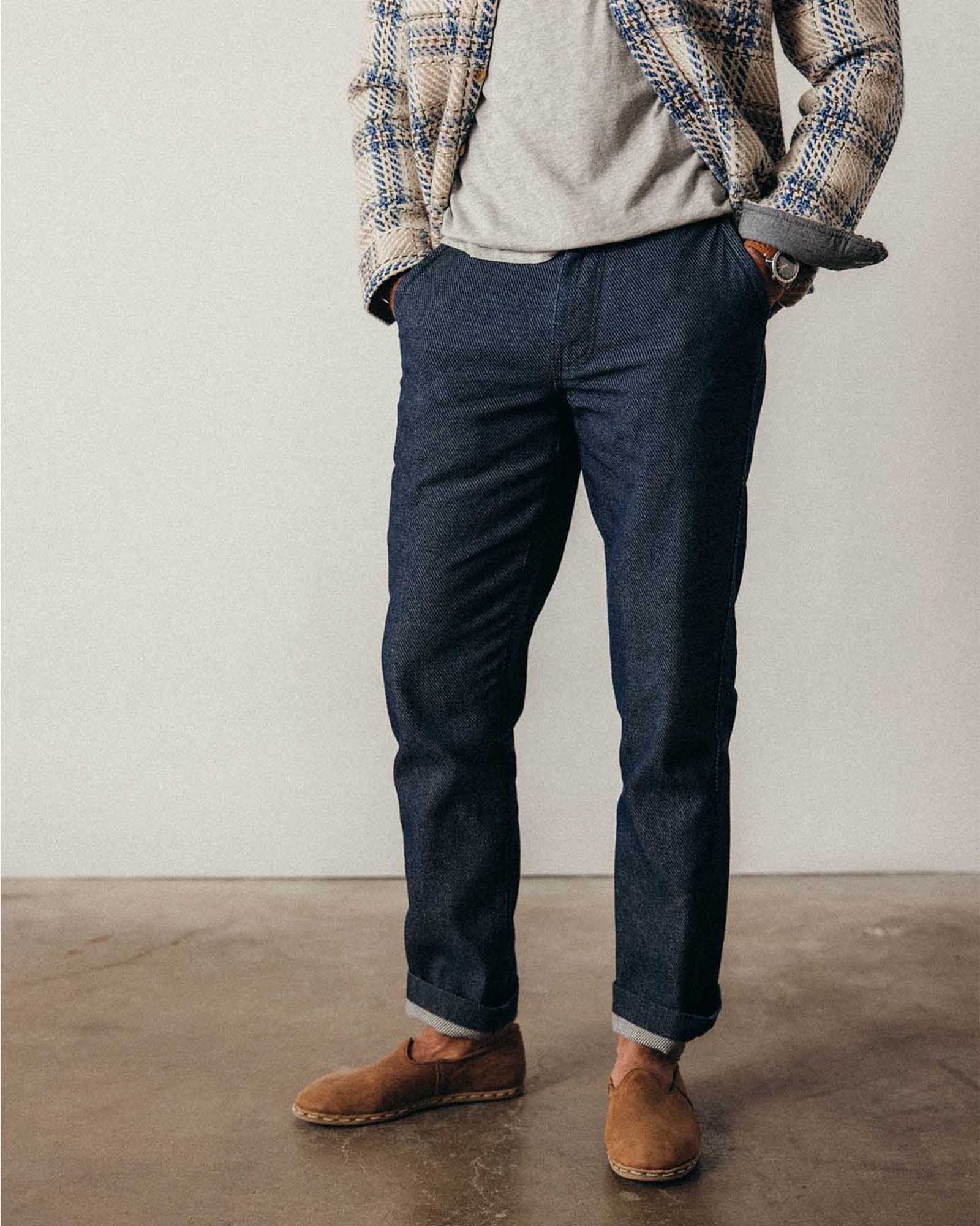 The Morse Pant in Rinsed Indigo Twill - Image 2