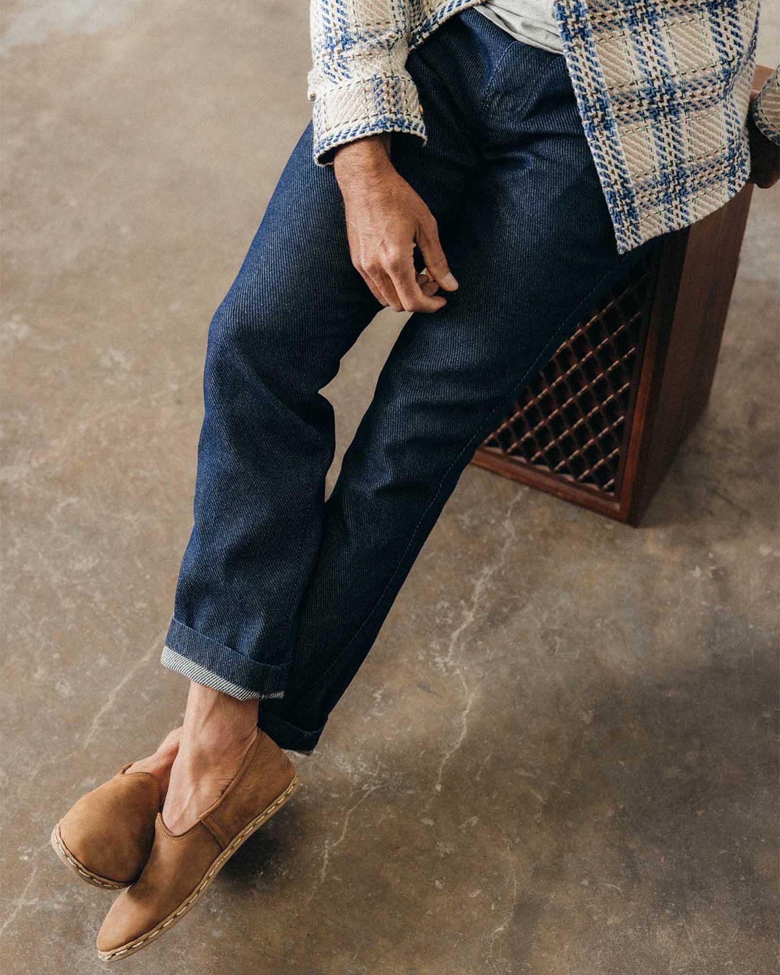 The Morse Pant in Rinsed Indigo Twill - Image 6