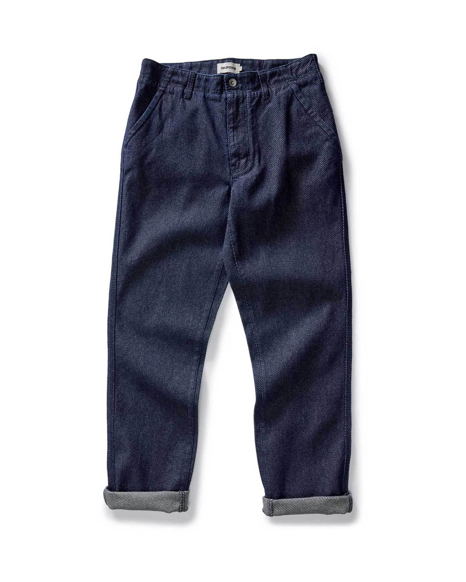 The Morse Pant in Rinsed Indigo Twill - Image 7
