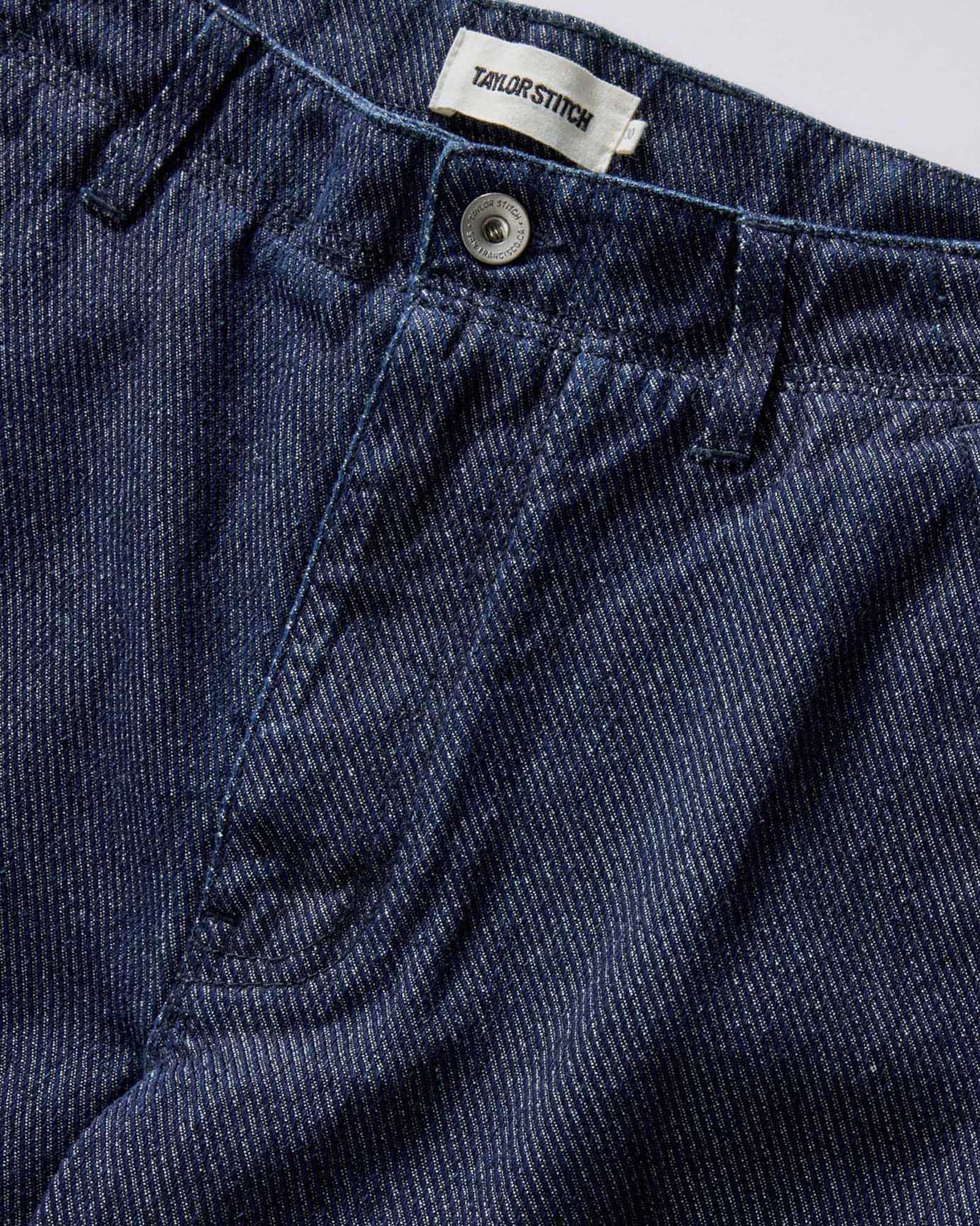 The Morse Pant in Rinsed Indigo Twill - Image 8